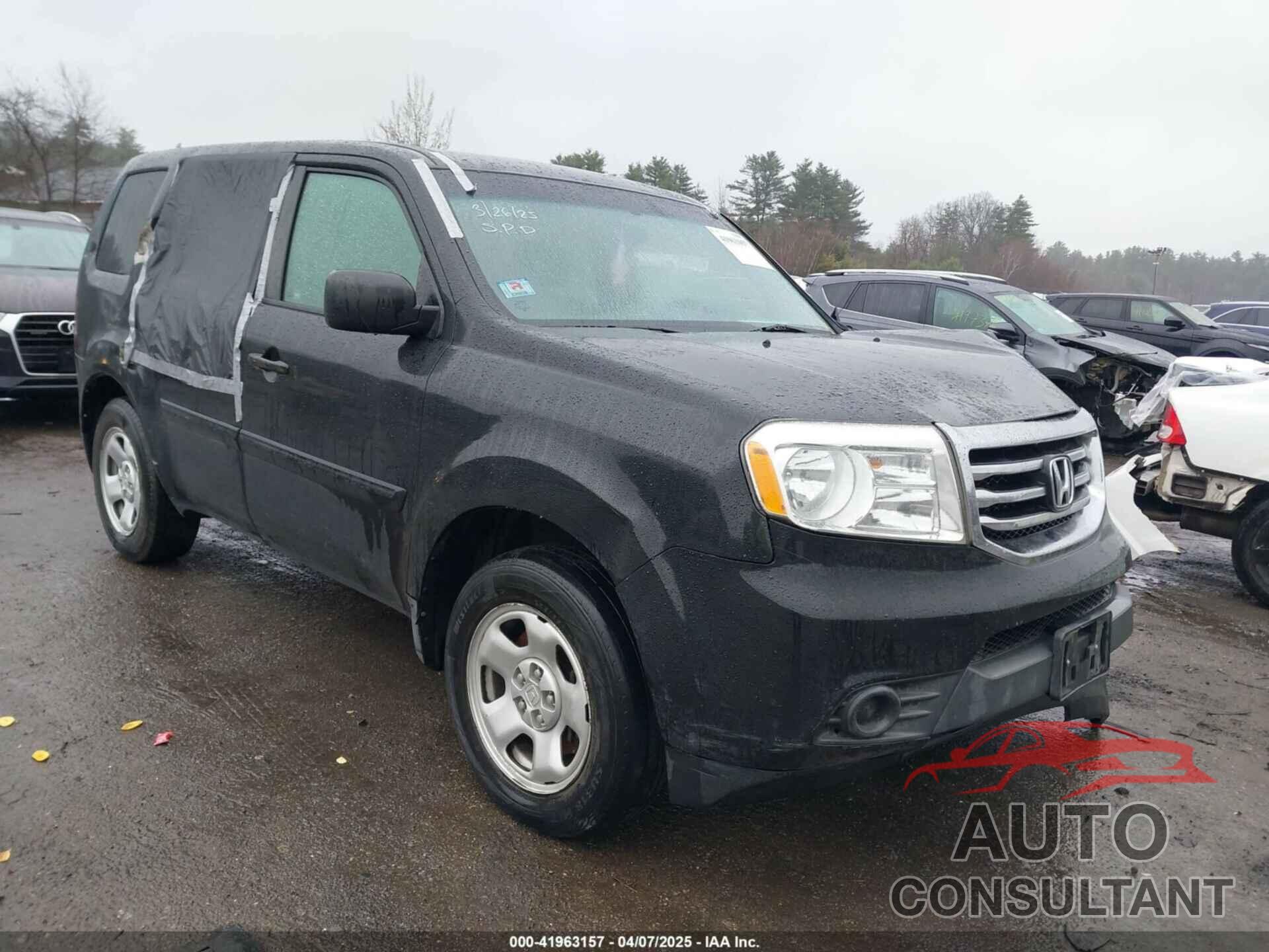 HONDA PILOT 2012 - 5FNYF4H27CB038765