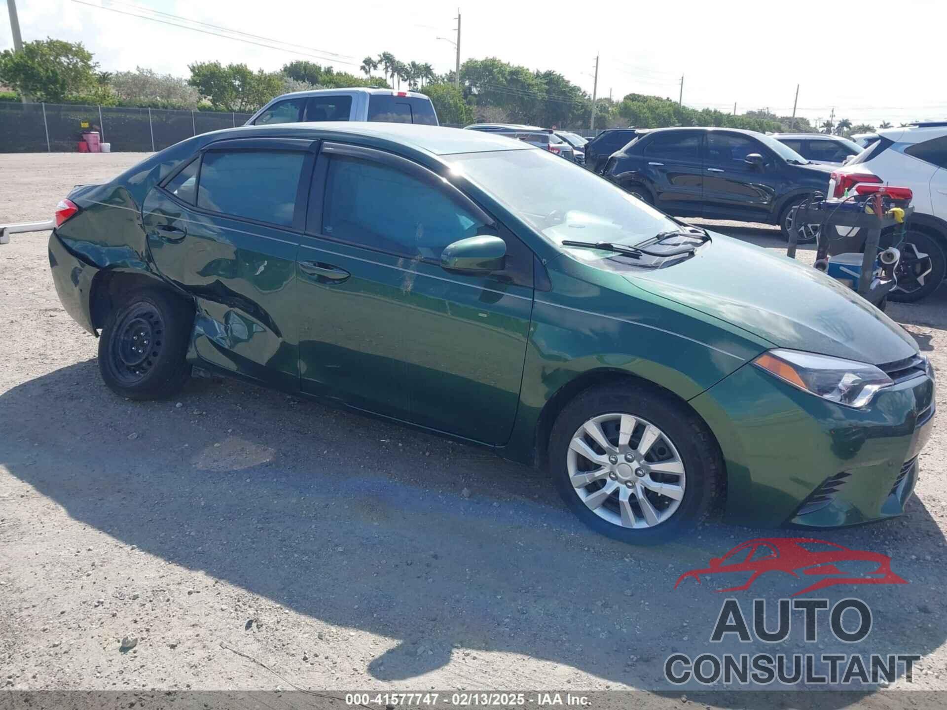 TOYOTA COROLLA 2016 - 2T1BURHE1GC703852