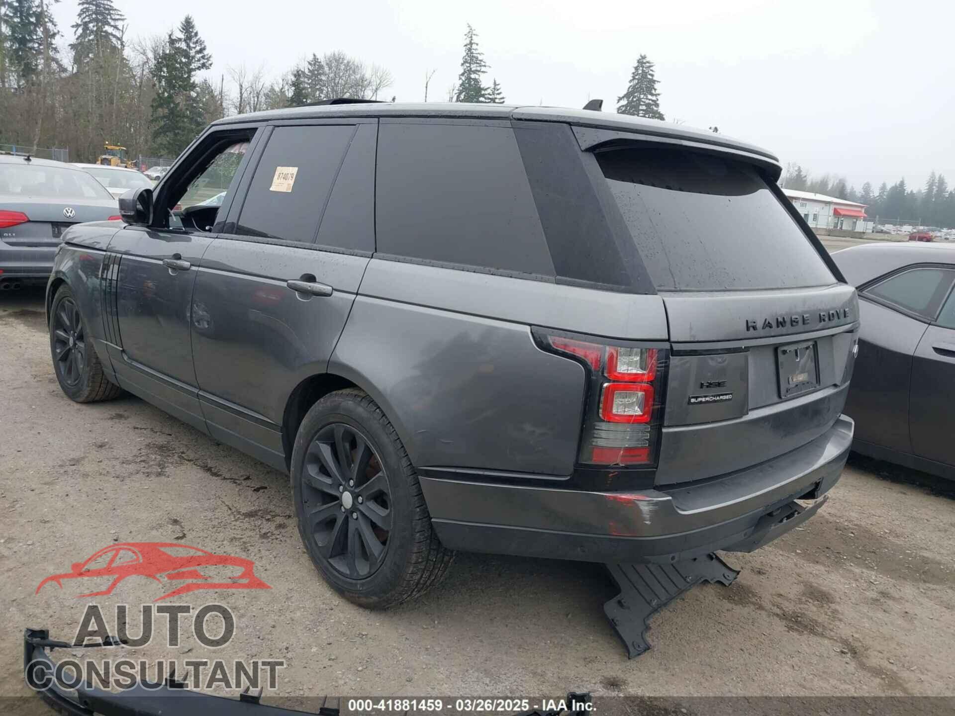 LAND ROVER RANGE ROVER 2015 - SALGS2VF8FA231130