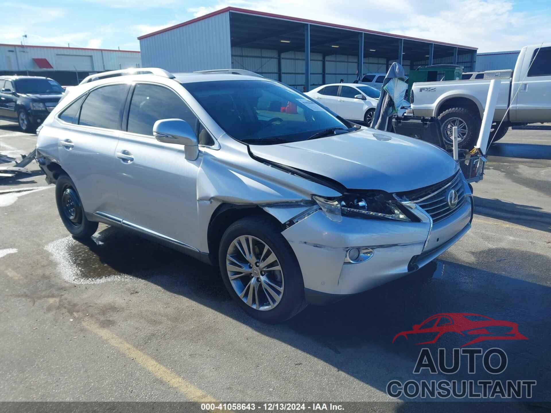 LEXUS RX 350 2013 - 2T2ZK1BAXDC093159