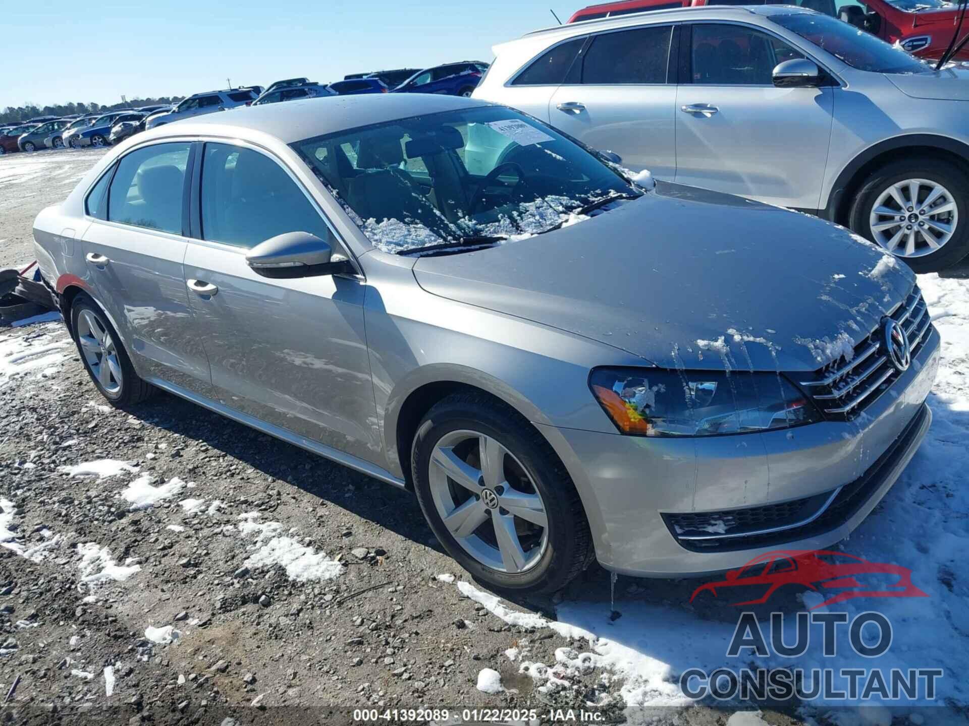 VOLKSWAGEN PASSAT 2012 - 1VWBP7A31CC052307