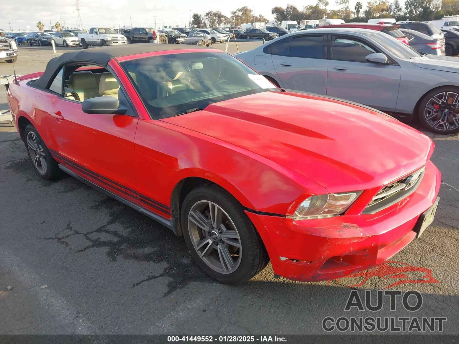 FORD MUSTANG 2010 - 1ZVBP8EN2A5163984