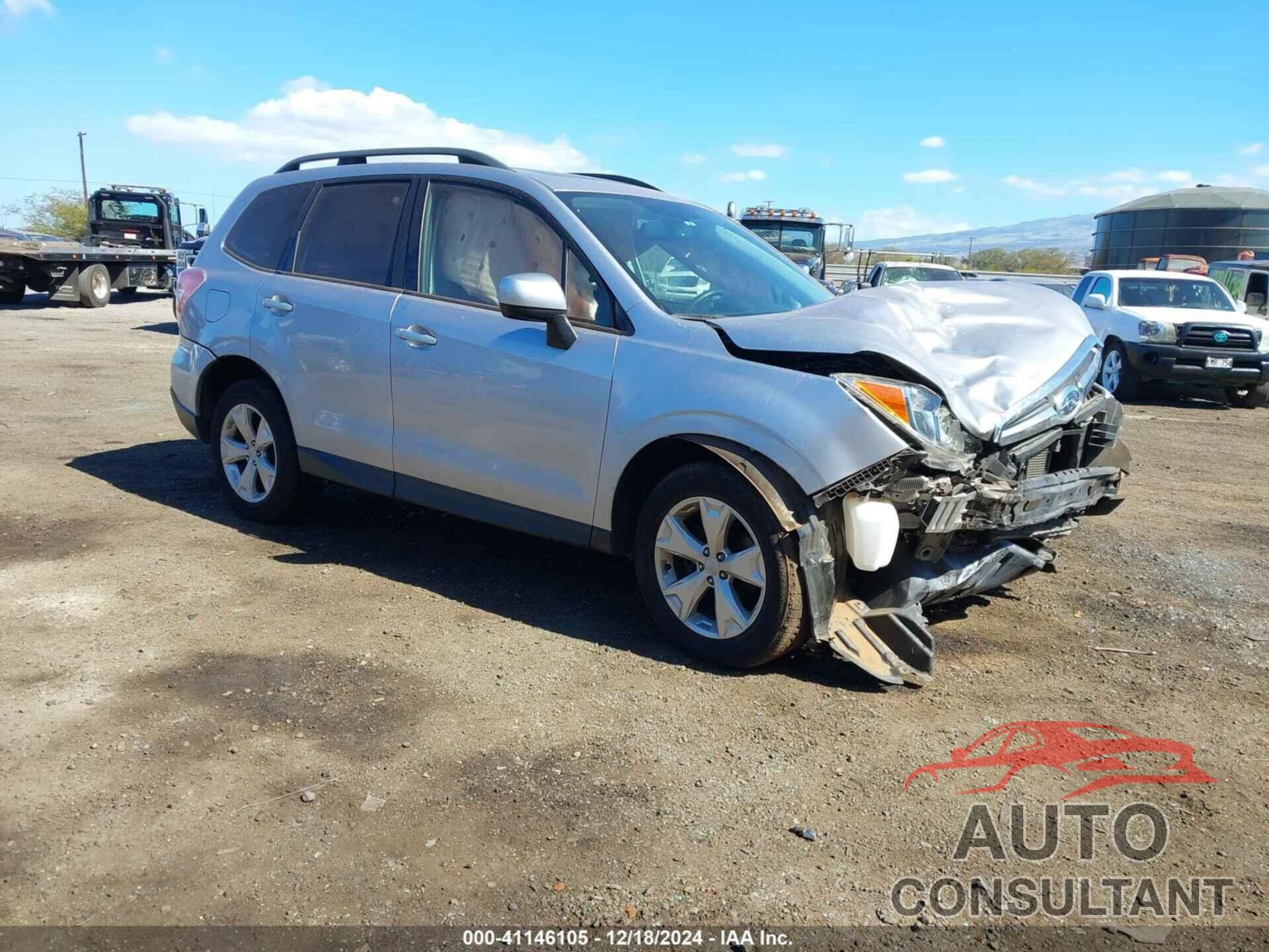 SUBARU FORESTER 2016 - JF2SJADC1GH499713