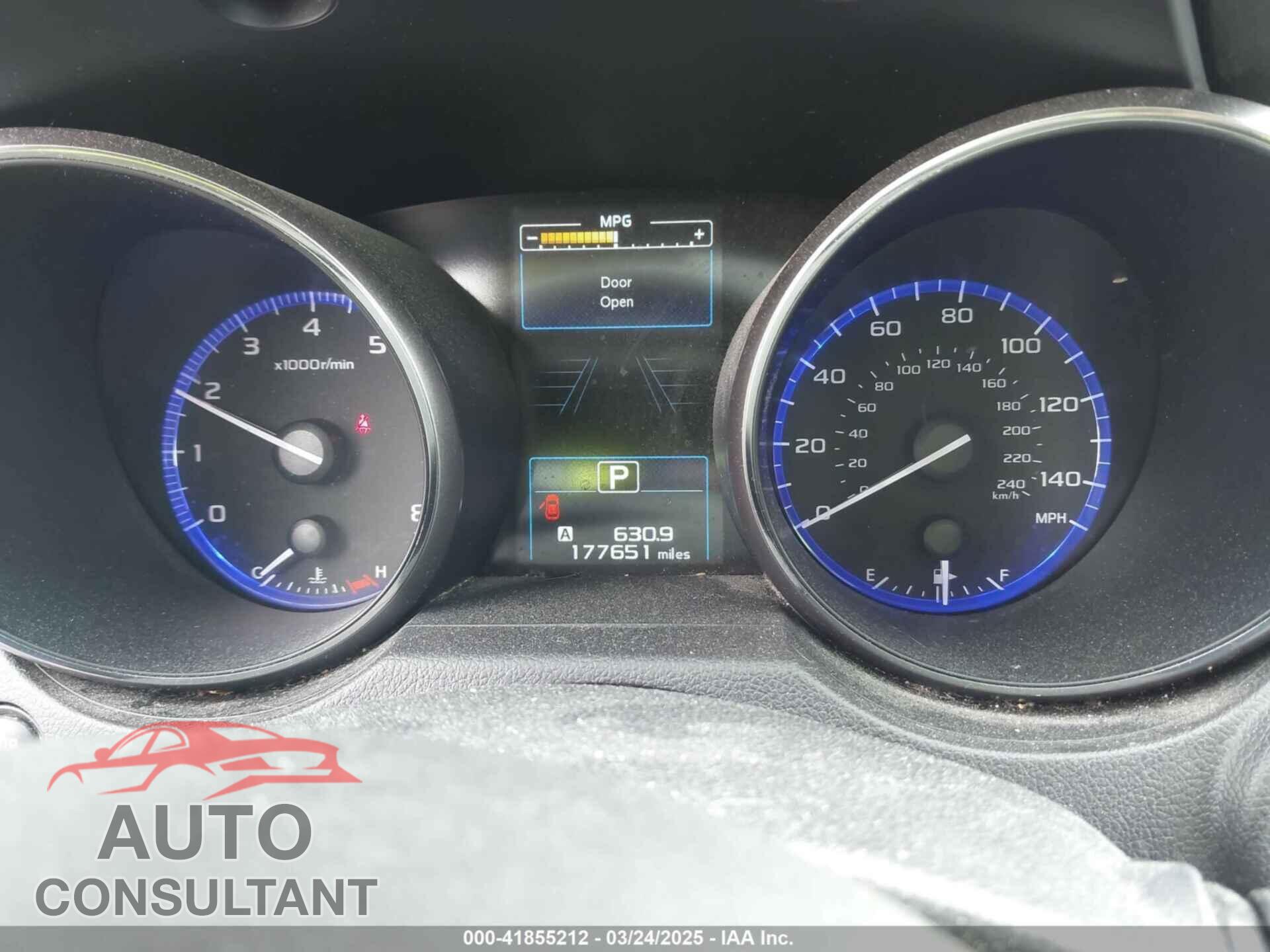 SUBARU OUTBACK 2017 - 4S4BSANC4H3233655