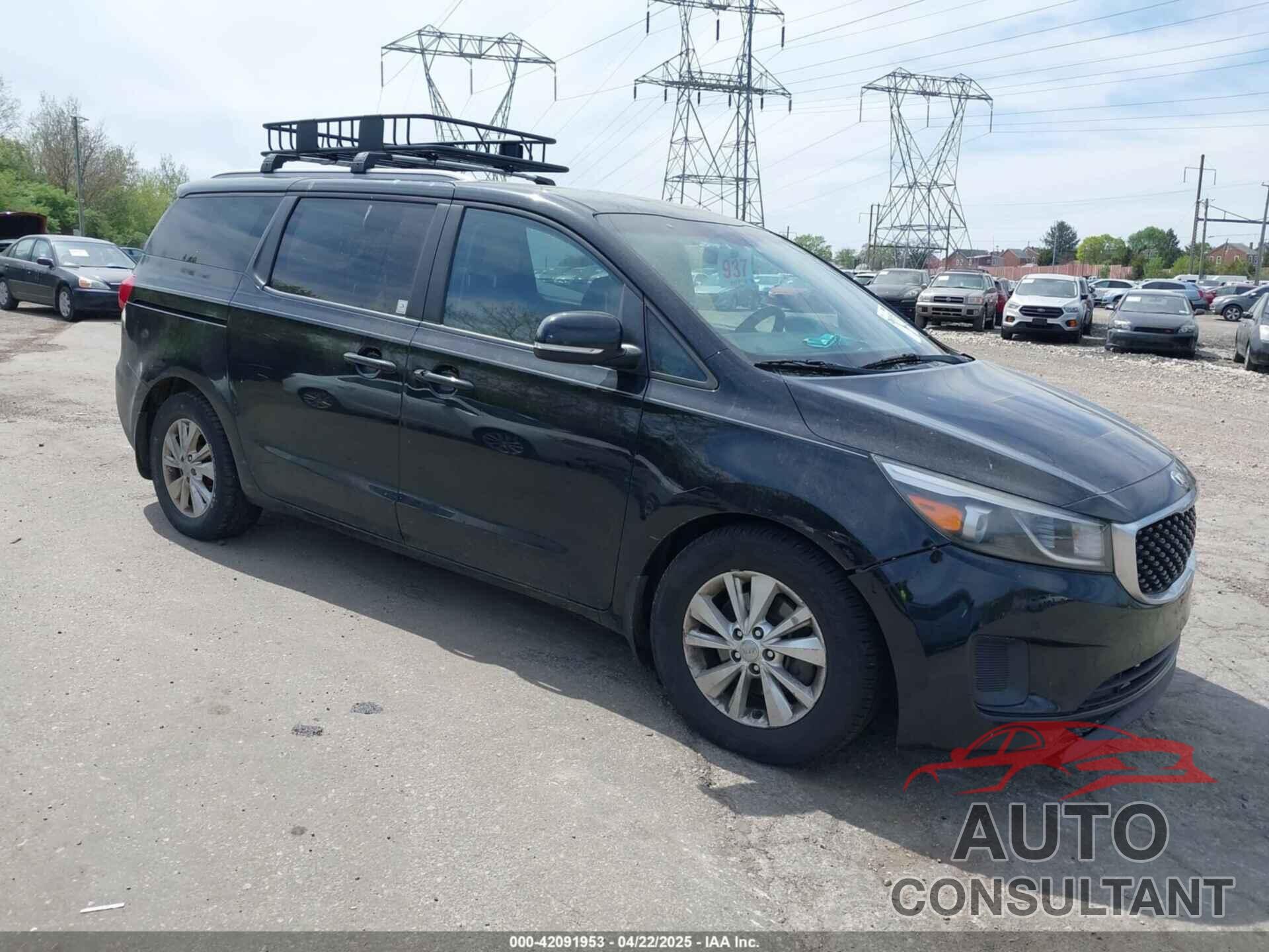 KIA SEDONA 2016 - KNDMB5C13G6209401