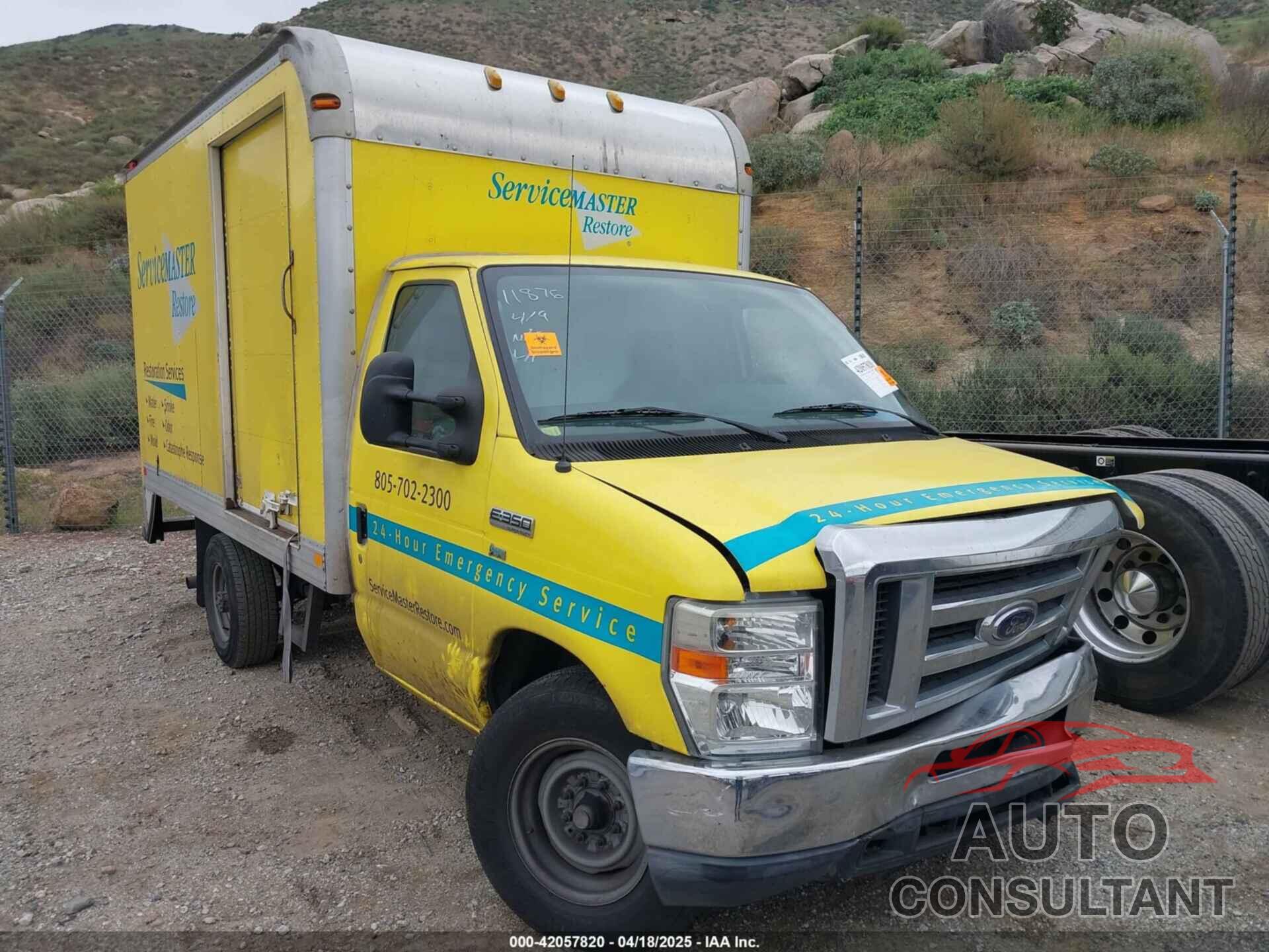 FORD E-350 CUTAWAY 2012 - 1FDSE3FL9CDA82316