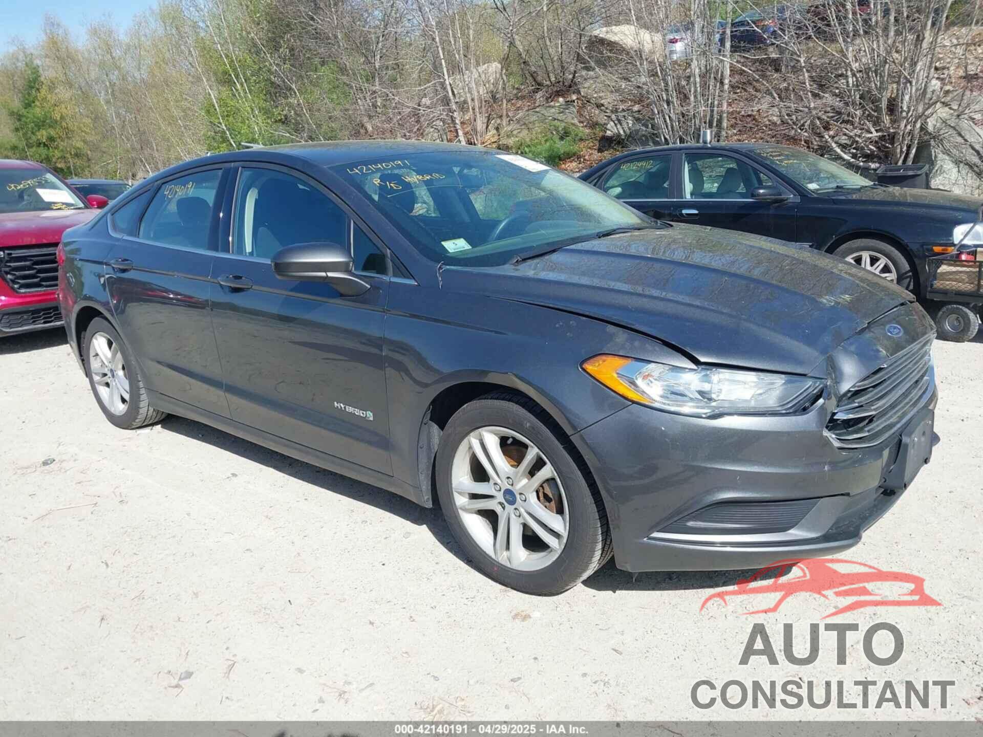 FORD FUSION HYBRID 2018 - 3FA6P0LU6JR119652