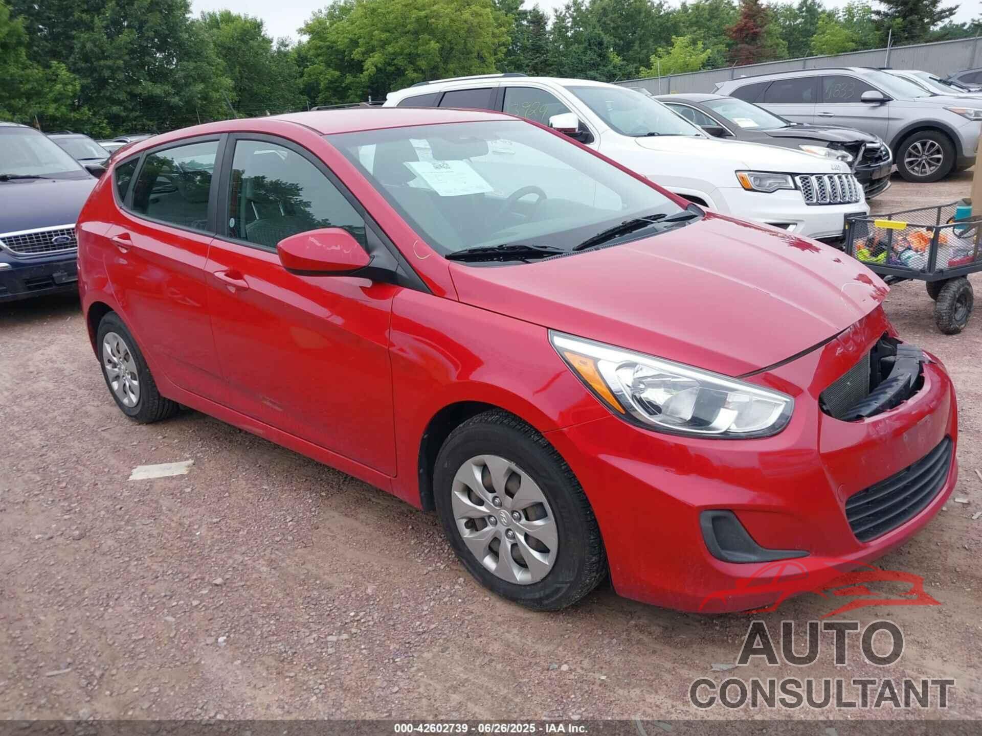 HYUNDAI ACCENT 2017 - KMHCT5AE2HU335711
