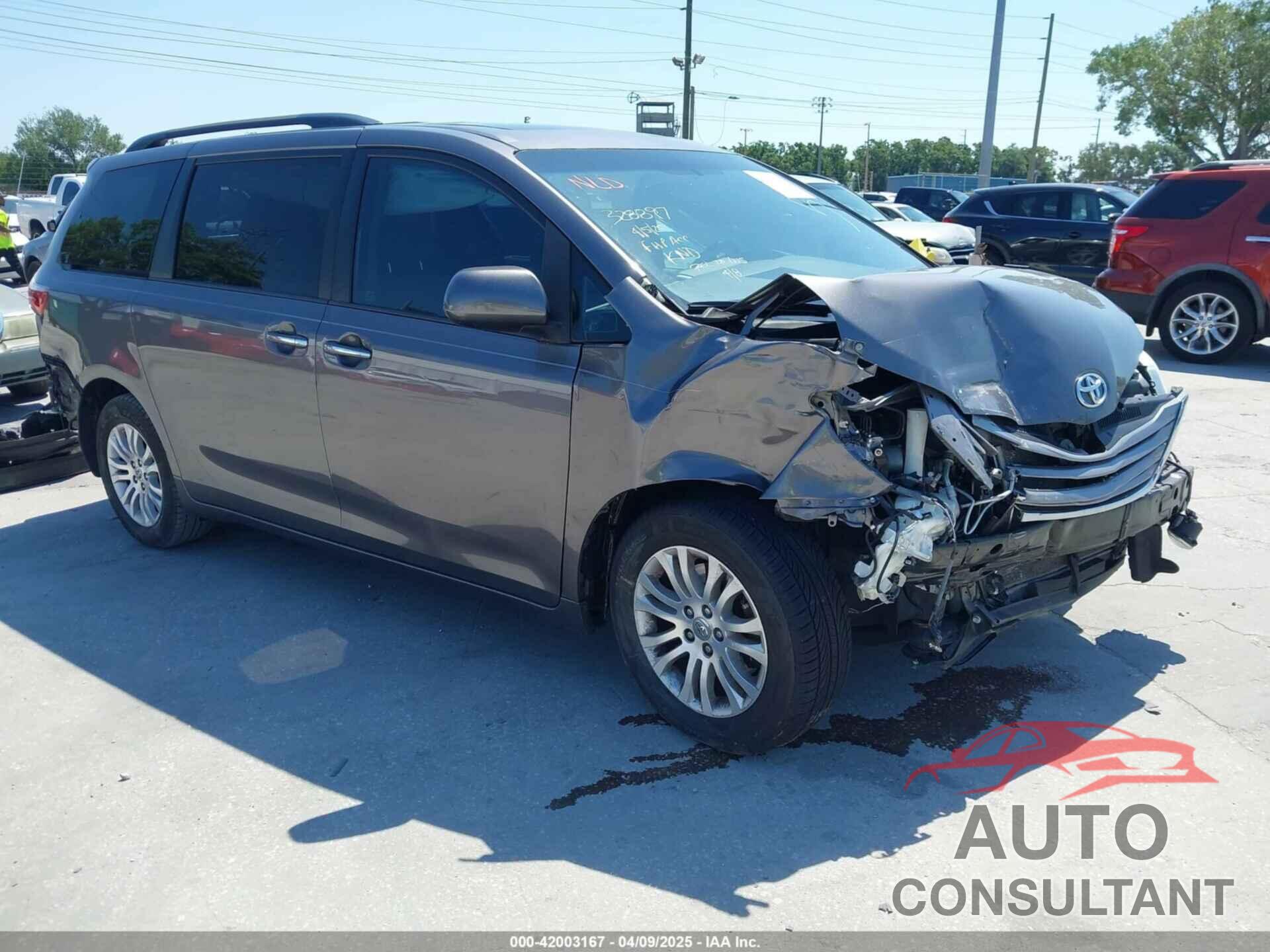 TOYOTA SIENNA 2017 - 5TDYZ3DC4HS856263