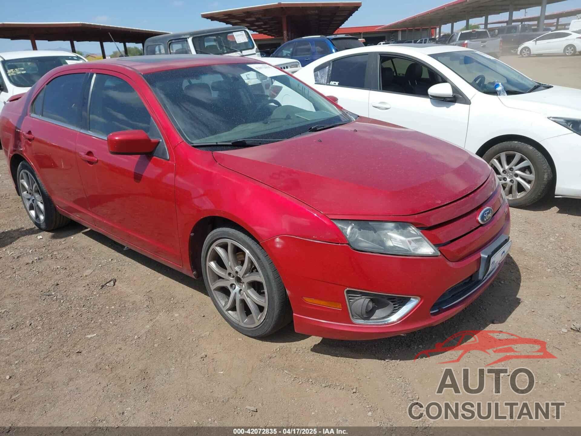 FORD FUSION 2012 - 3FAHP0HA8CR310497