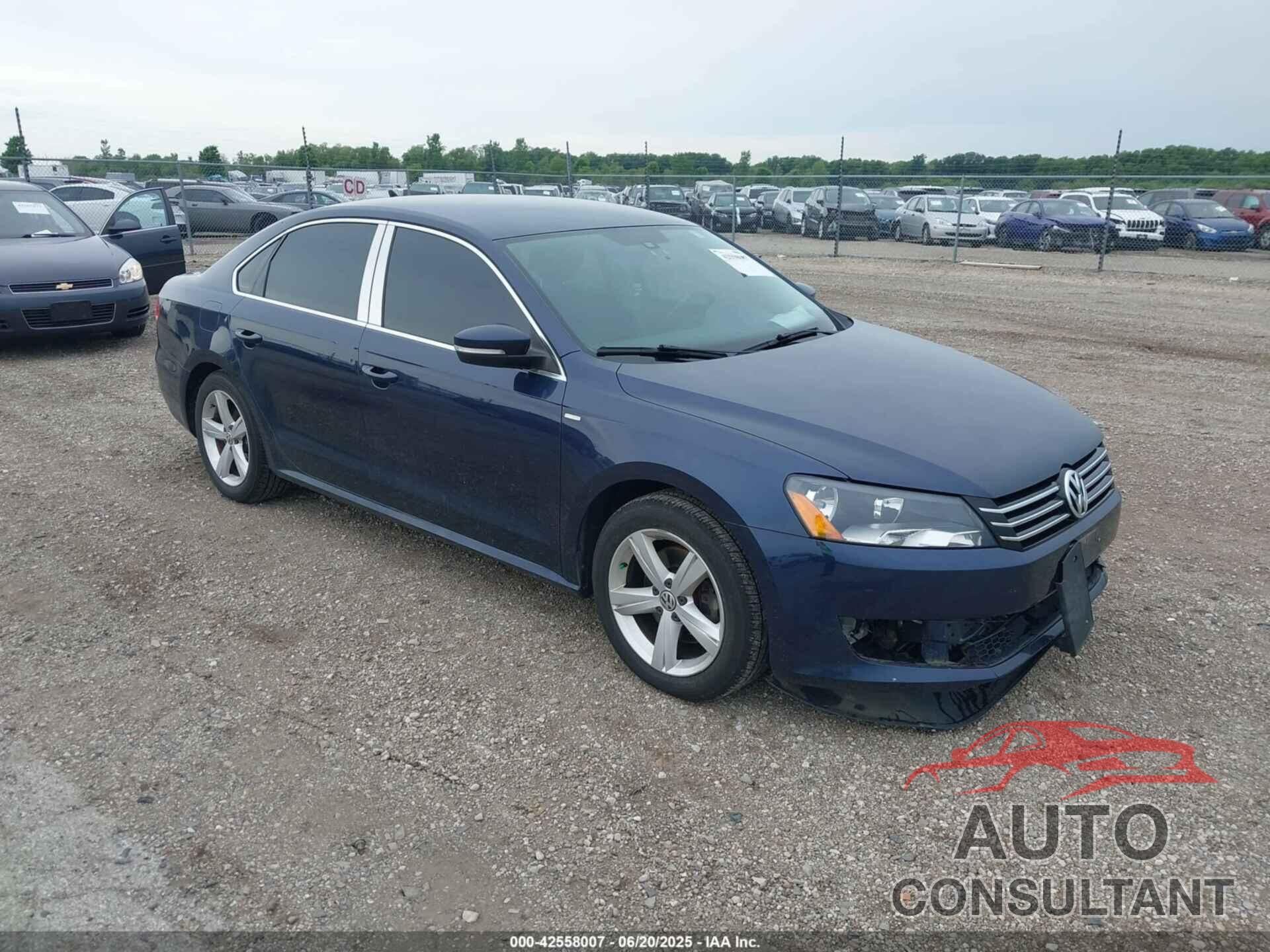 VOLKSWAGEN PASSAT 2014 - 1VWAT7A35EC044446