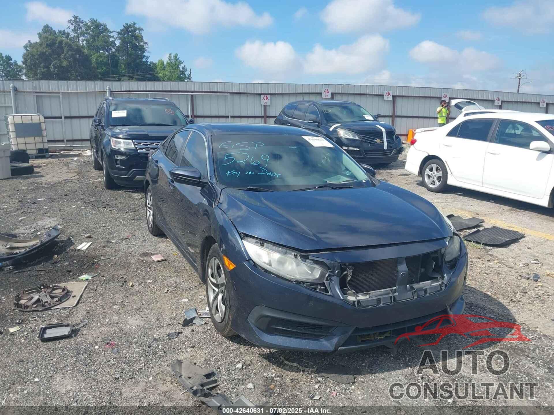 HONDA CIVIC 2017 - 19XFC2F58HE005269