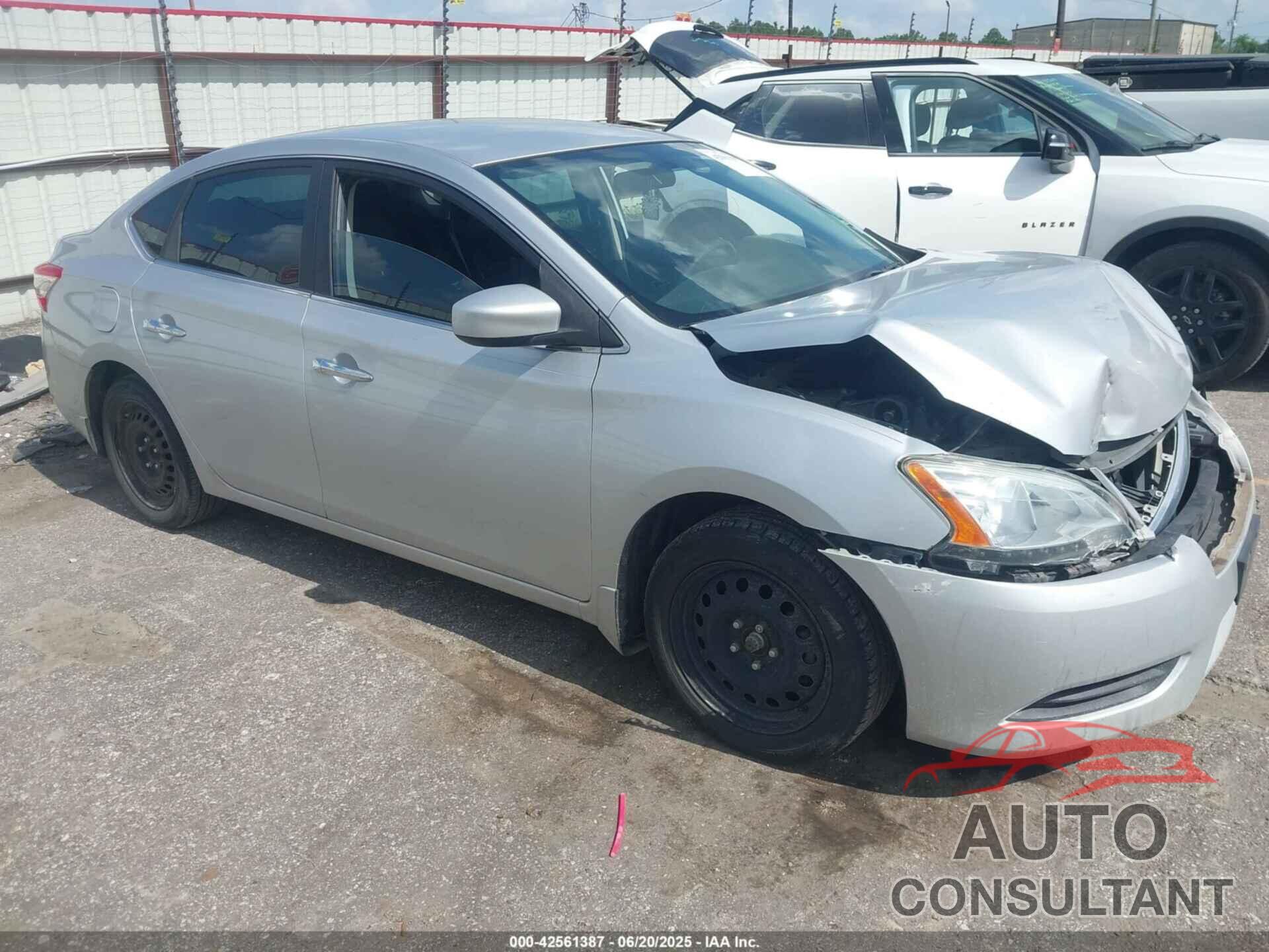 NISSAN SENTRA 2013 - 1N4AB7AP5DN907926
