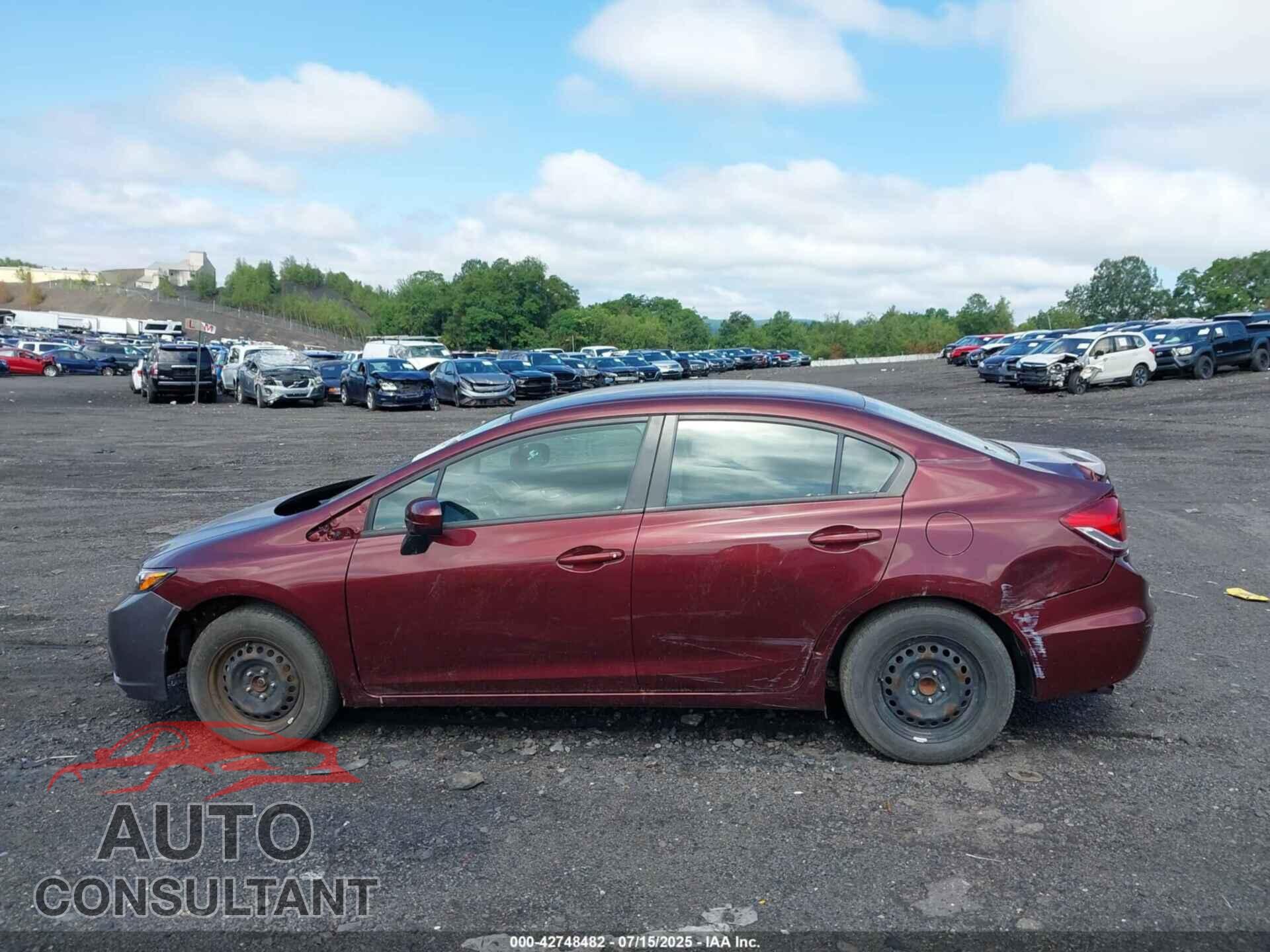 HONDA CIVIC 2014 - 19XFB2F55EE232448