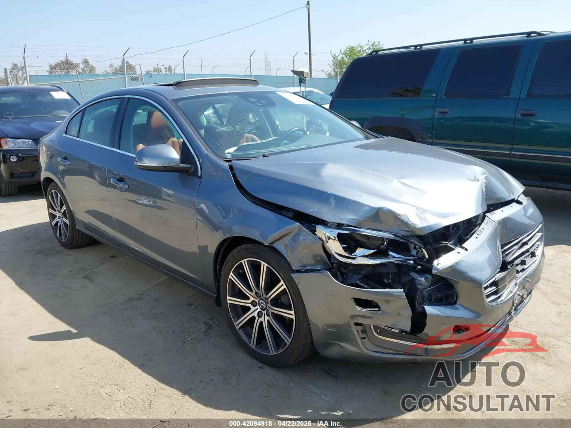 VOLVO S60 INSCRIPTION 2016 - LYV402FM8GB111058
