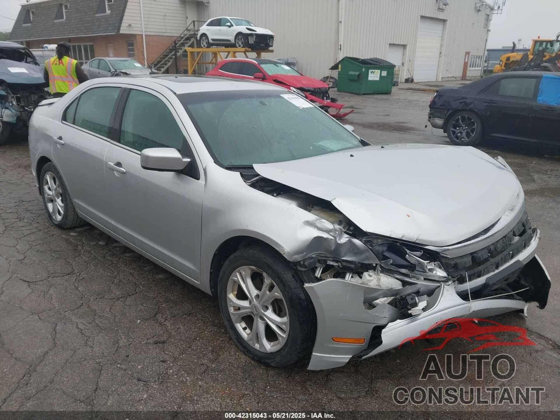 FORD FUSION 2012 - 3FAHP0HA7CR361148