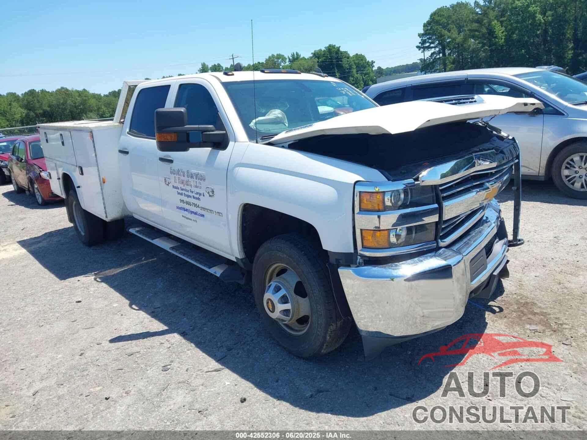 CHEVROLET SILVERADO 3500HD CHASSIS 2018 - 1GB4KYCY2JF209478