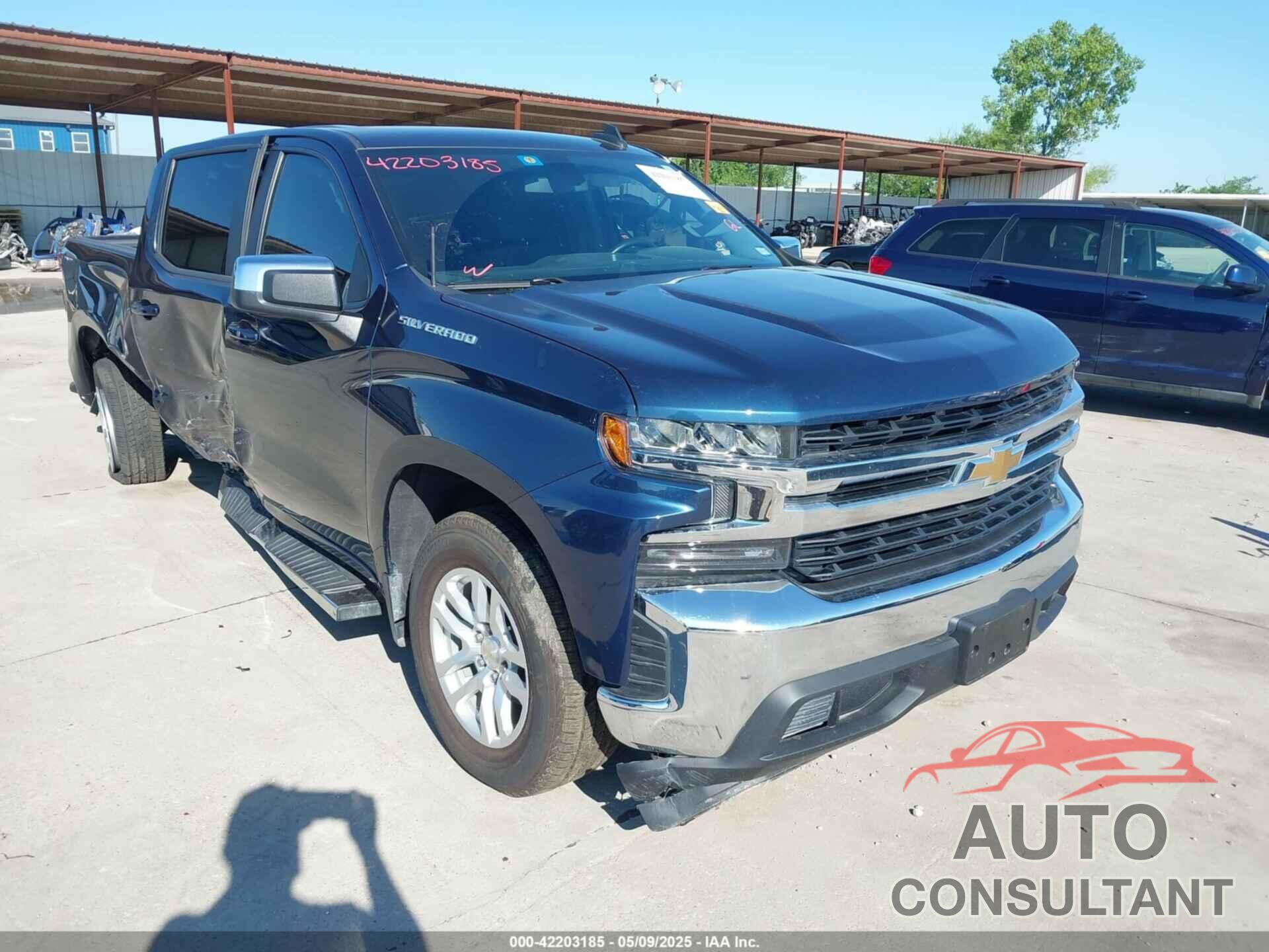 CHEVROLET SILVERADO 1500 2021 - 3GCPWCED6MG197493