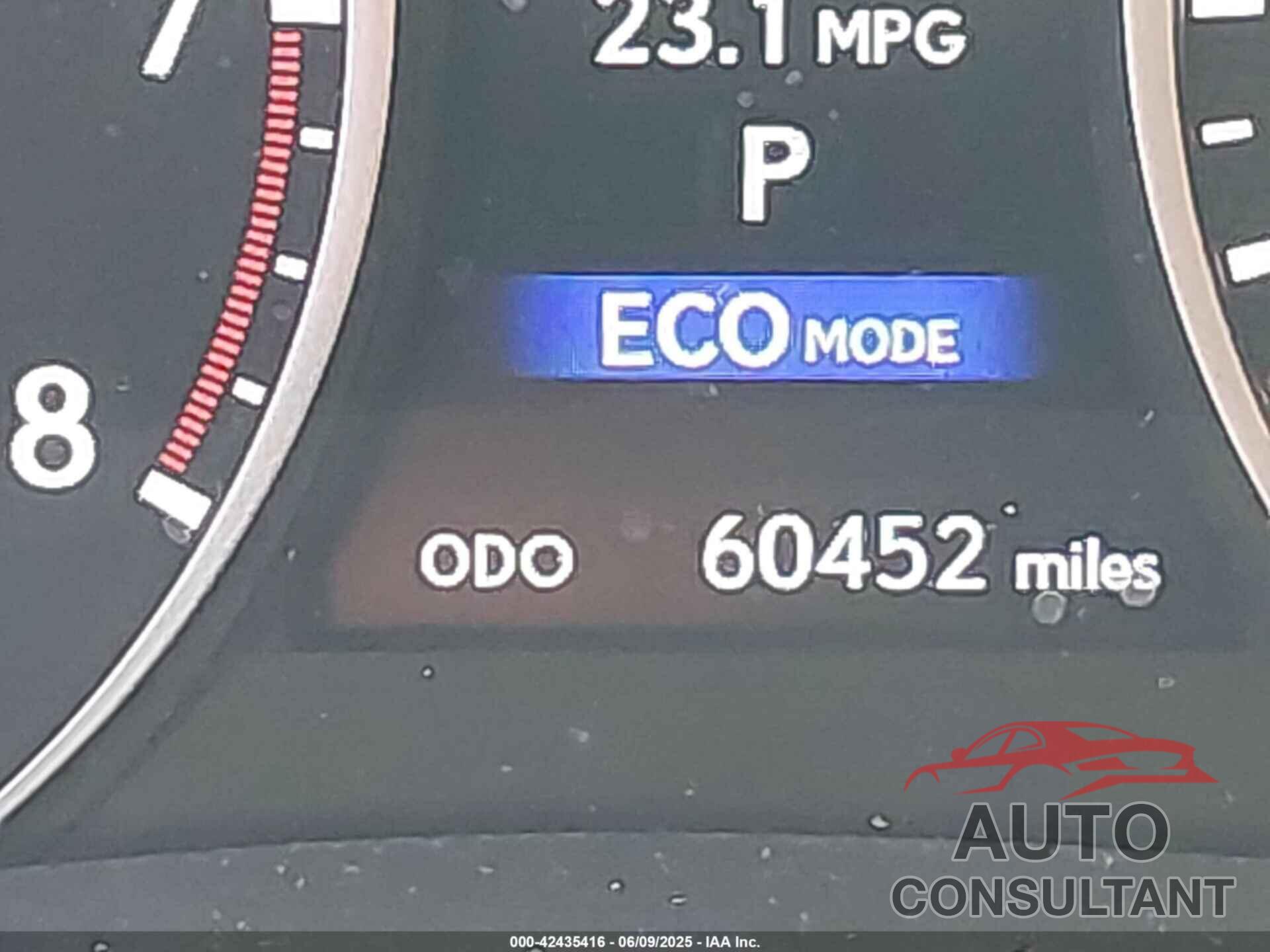 LEXUS ES 350 2013 - JTHBK1GG7D2077209