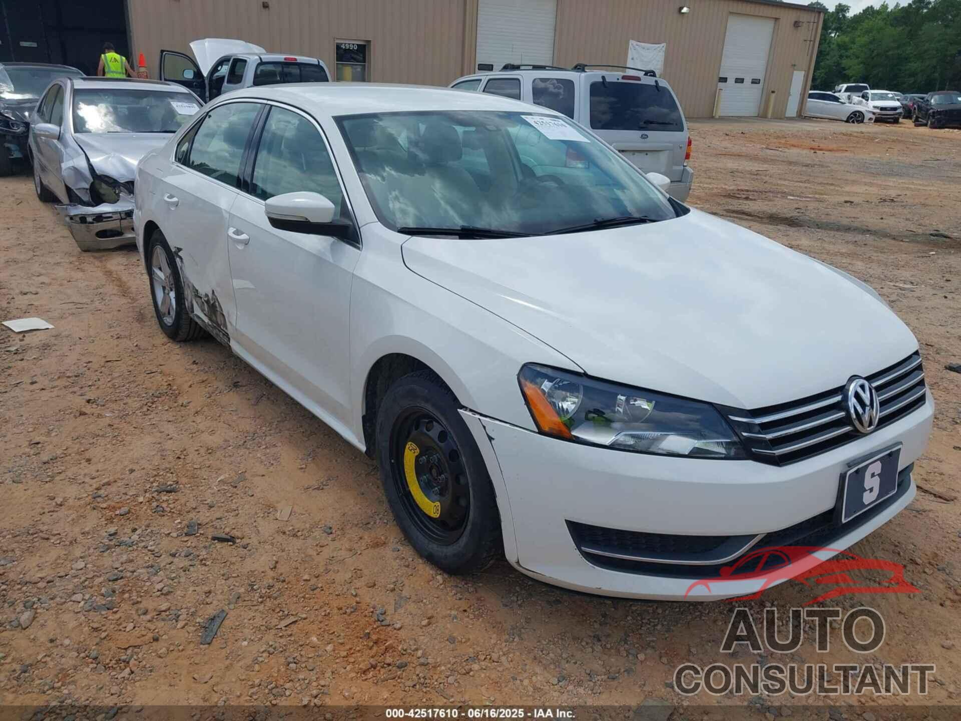 VOLKSWAGEN PASSAT 2014 - 1VWBT7A3XEC042650