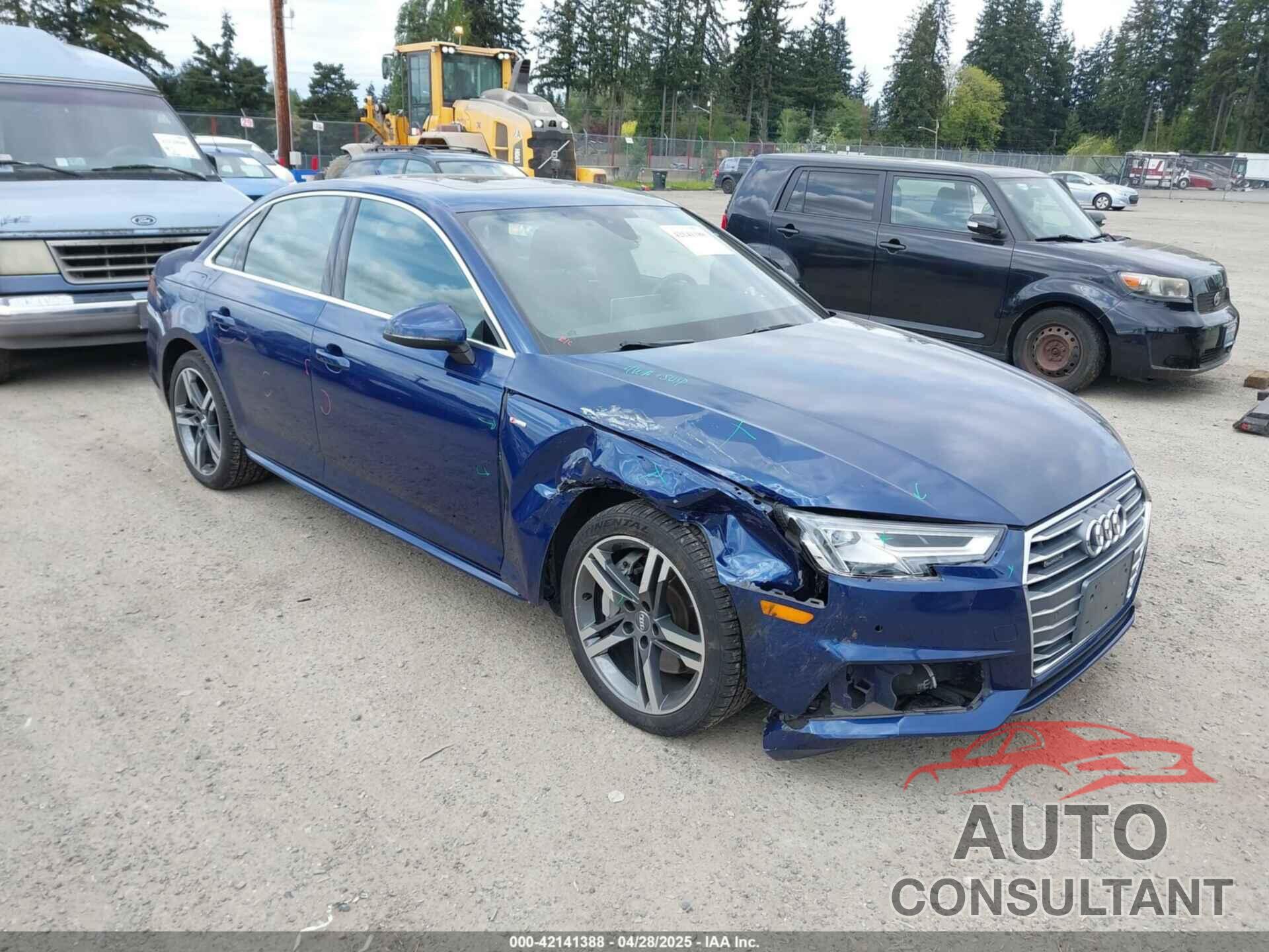 AUDI A4 2017 - WAUENAF44HN064402