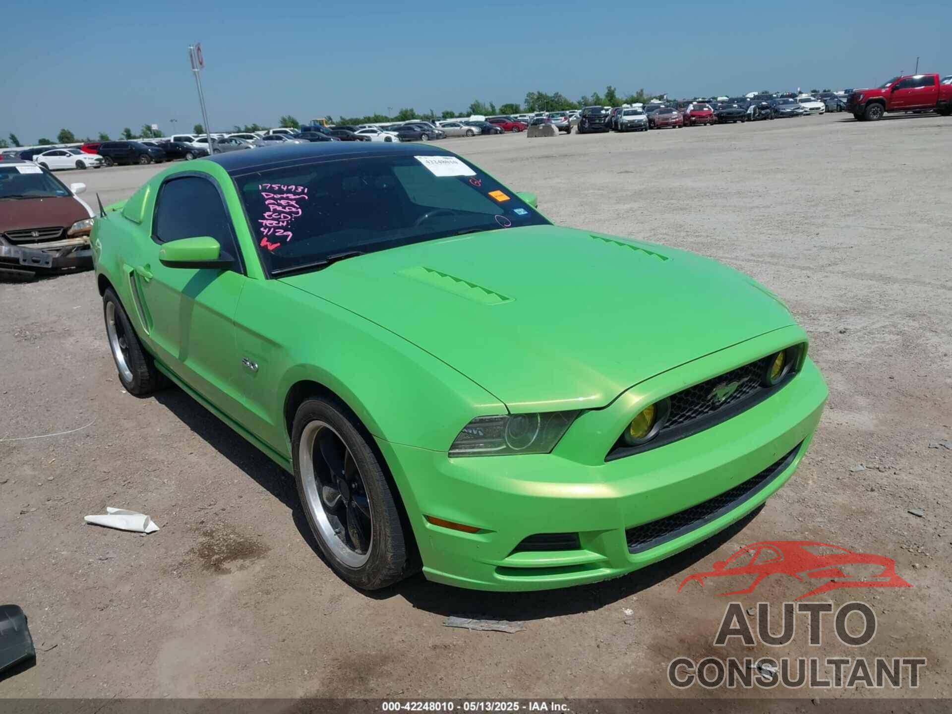 FORD MUSTANG 2013 - 1ZVBP8CF9D5261944