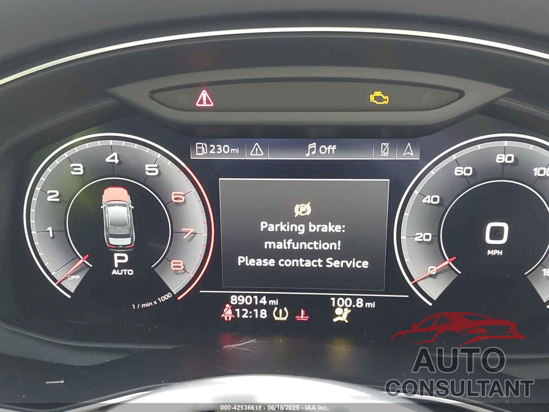 AUDI A6 2019 - WAUL2BF29KN062916