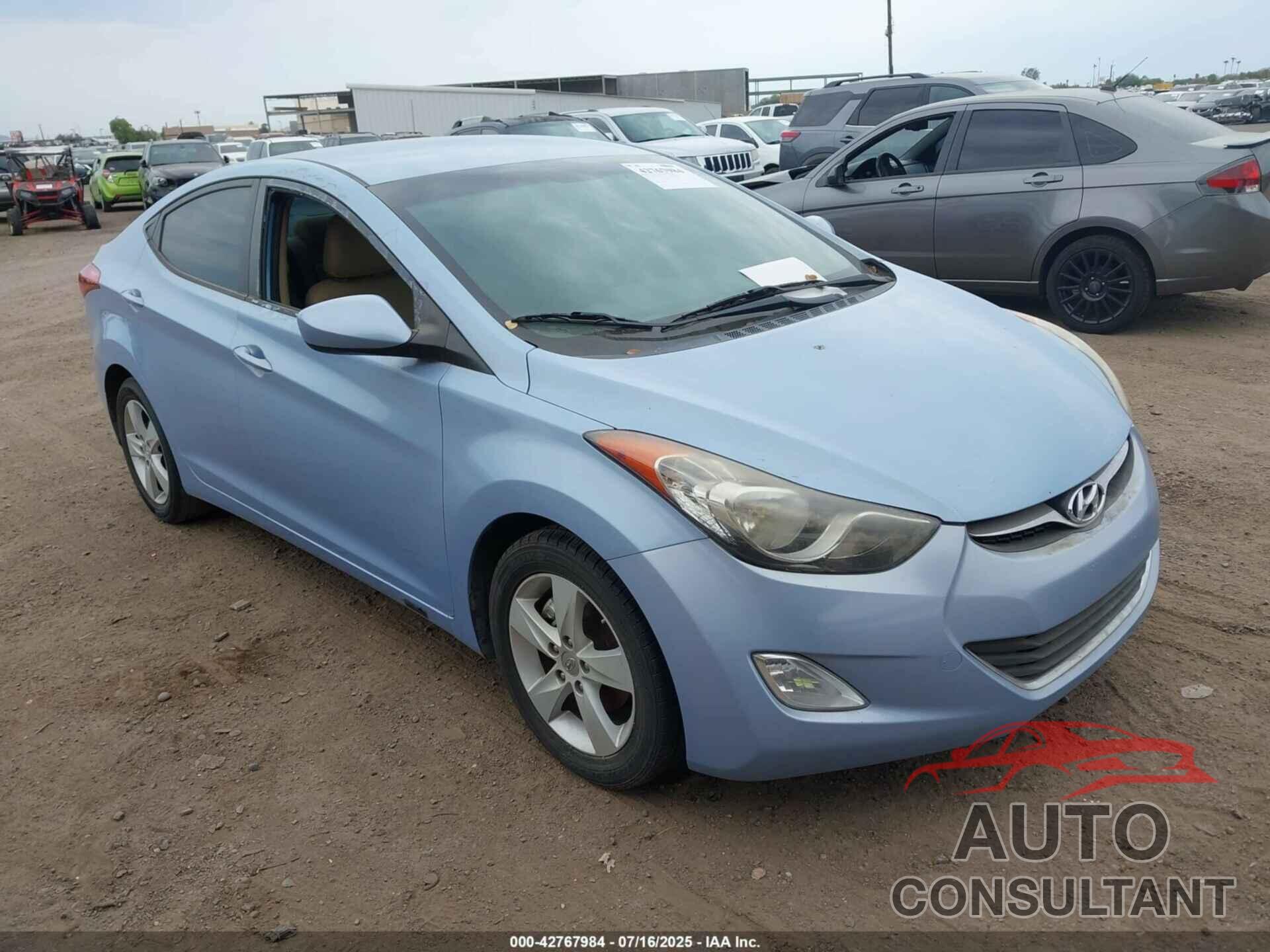 HYUNDAI ELANTRA 2012 - KMHDH4AE5CU362412
