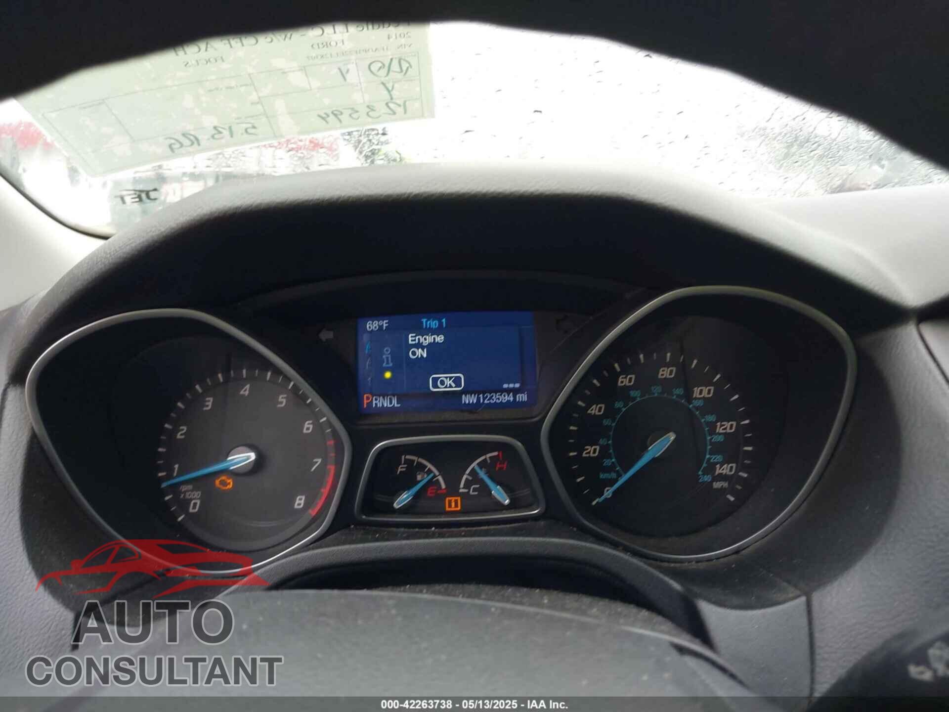FORD FOCUS 2014 - 1FADP3F22EL128307
