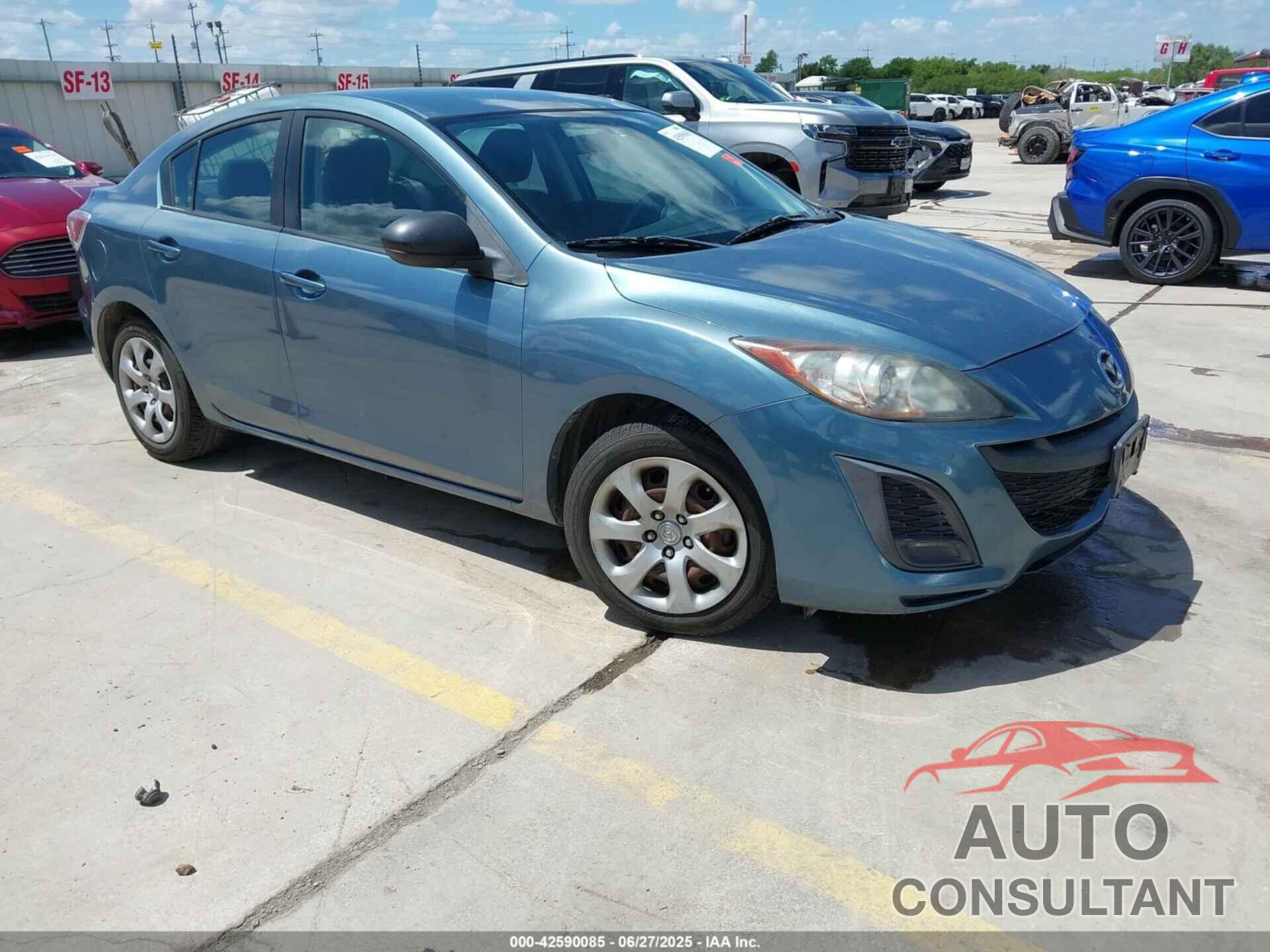 MAZDA MAZDA3 2011 - JM1BL1UF9B1496546