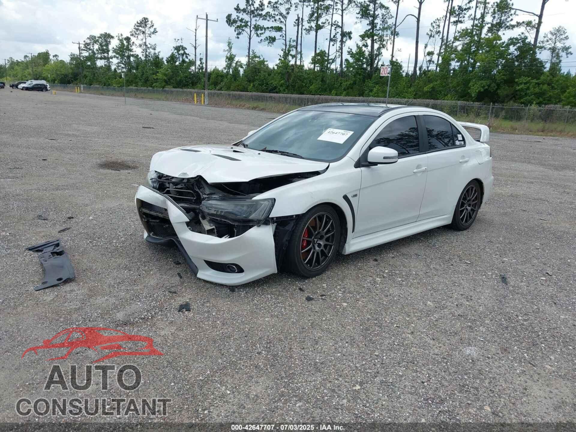 MITSUBISHI LANCER EVOLUTION 2015 - JA32W7FV5FU028234