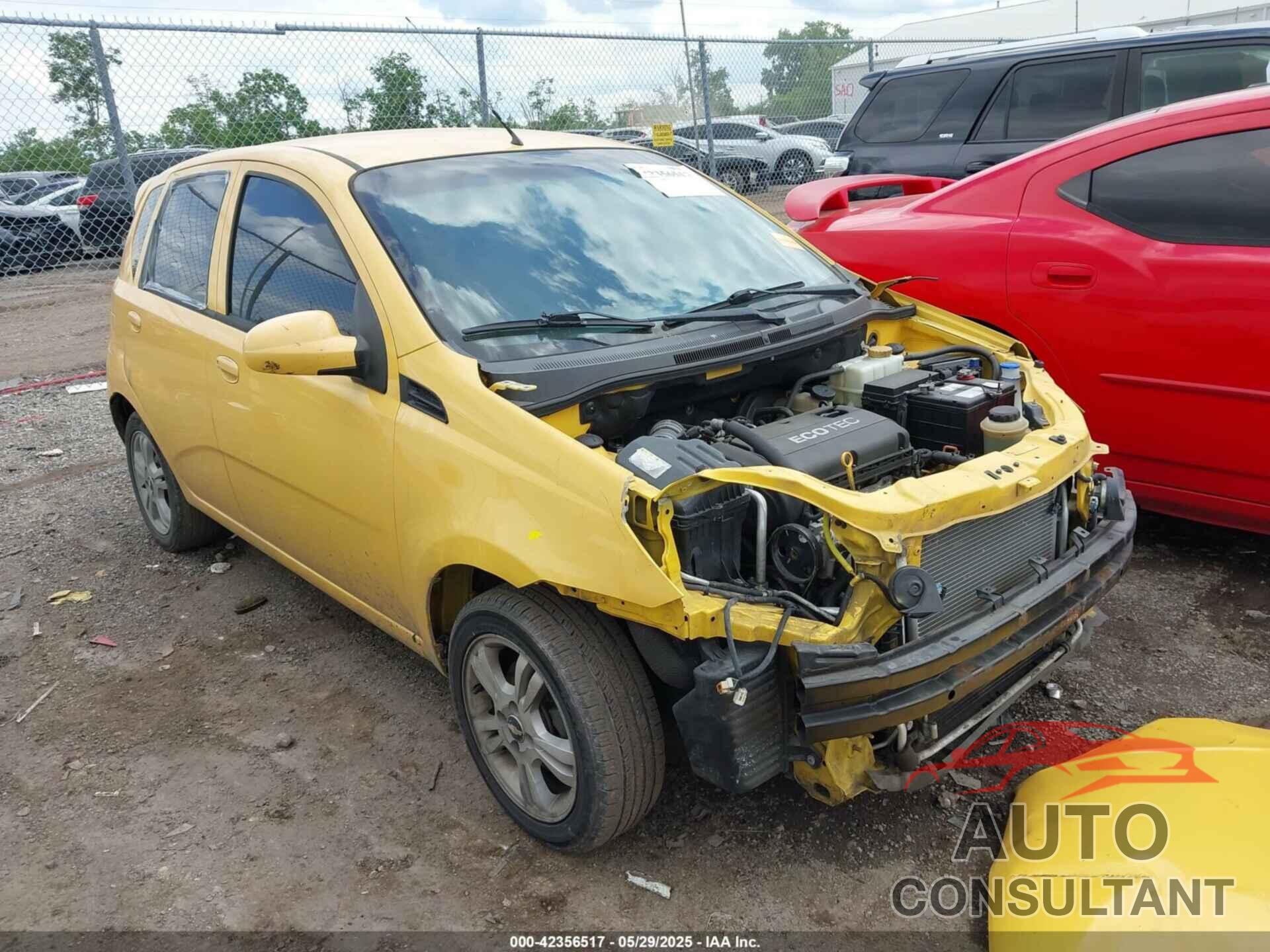 CHEVROLET AVEO 2011 - KL1TD6DE9BB110263