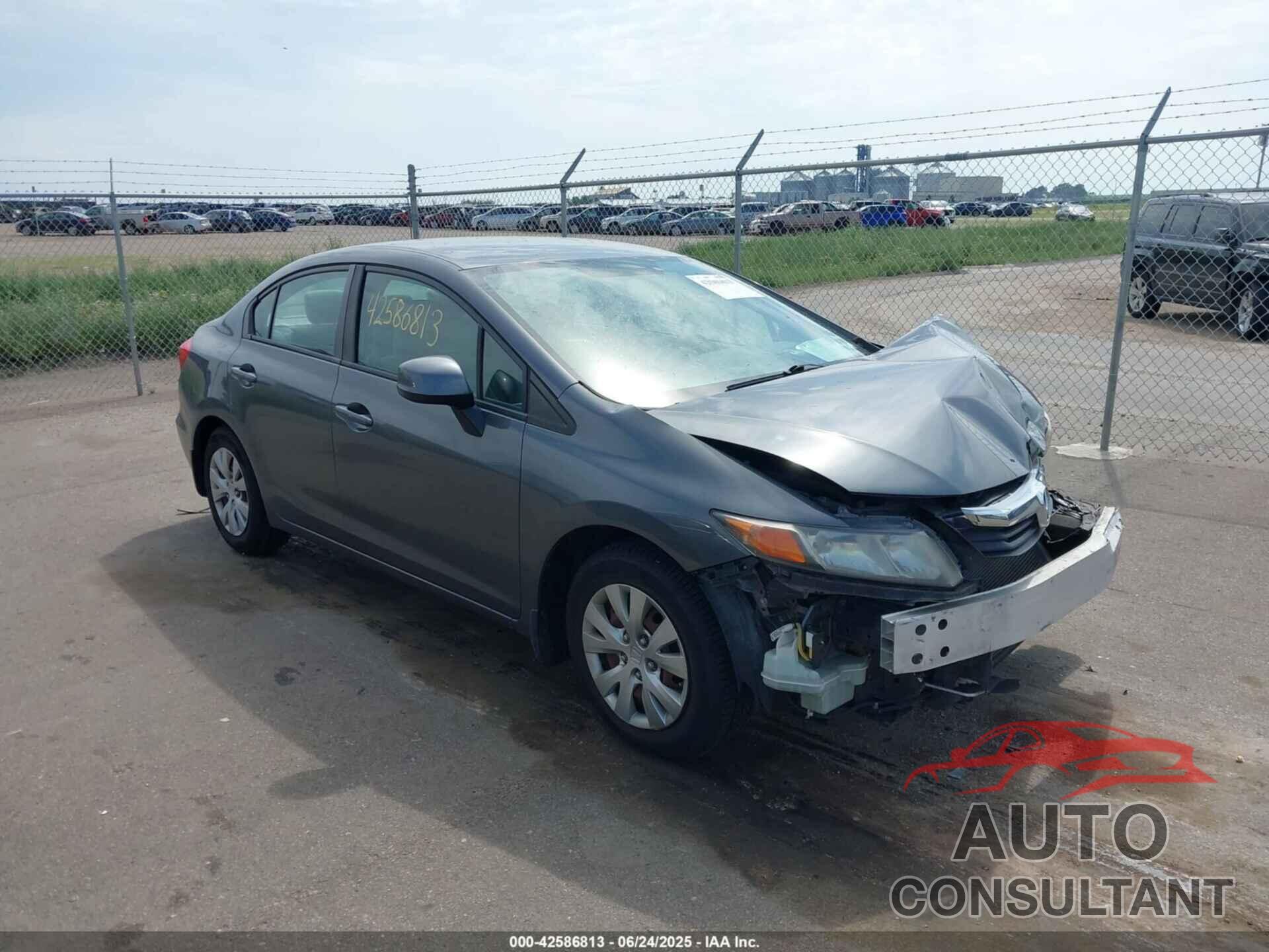HONDA CIVIC 2012 - 19XFB2F58CE072238