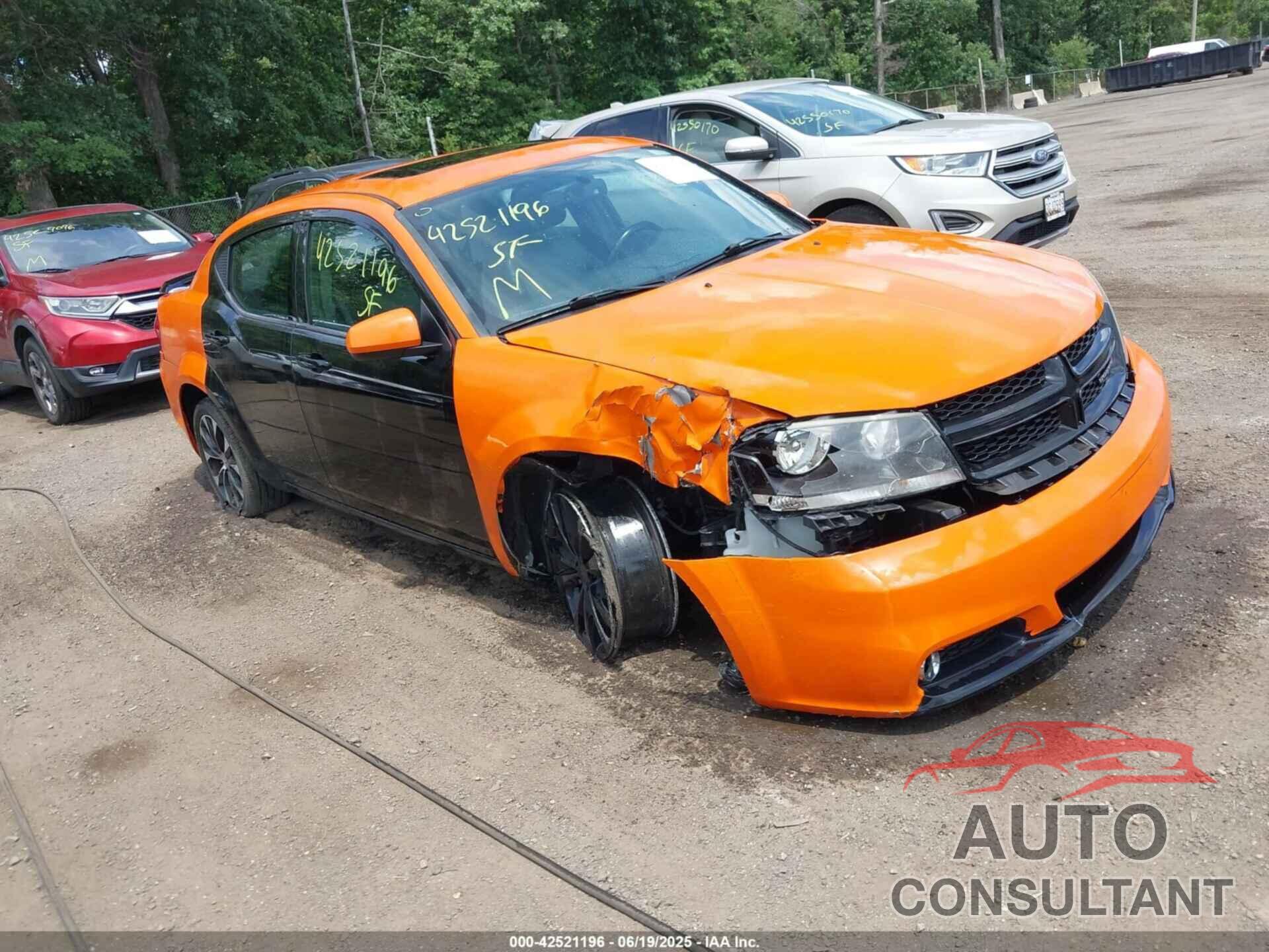 DODGE AVENGER 2014 - 1C3CDZCB7EN237635