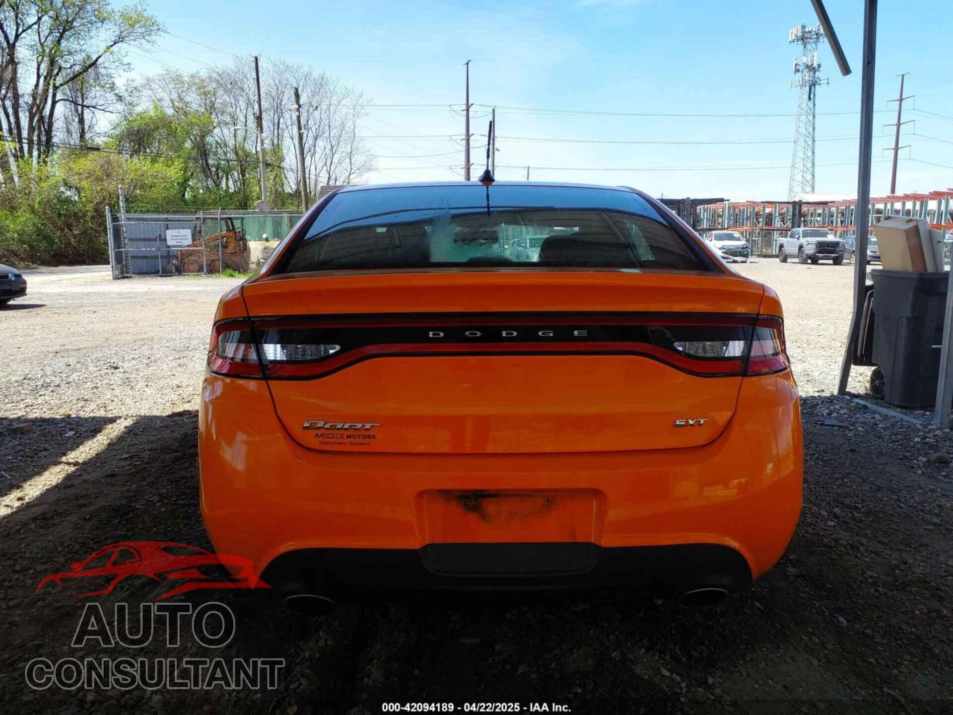 DODGE DART 2013 - 1C3CDFBAXDD338437