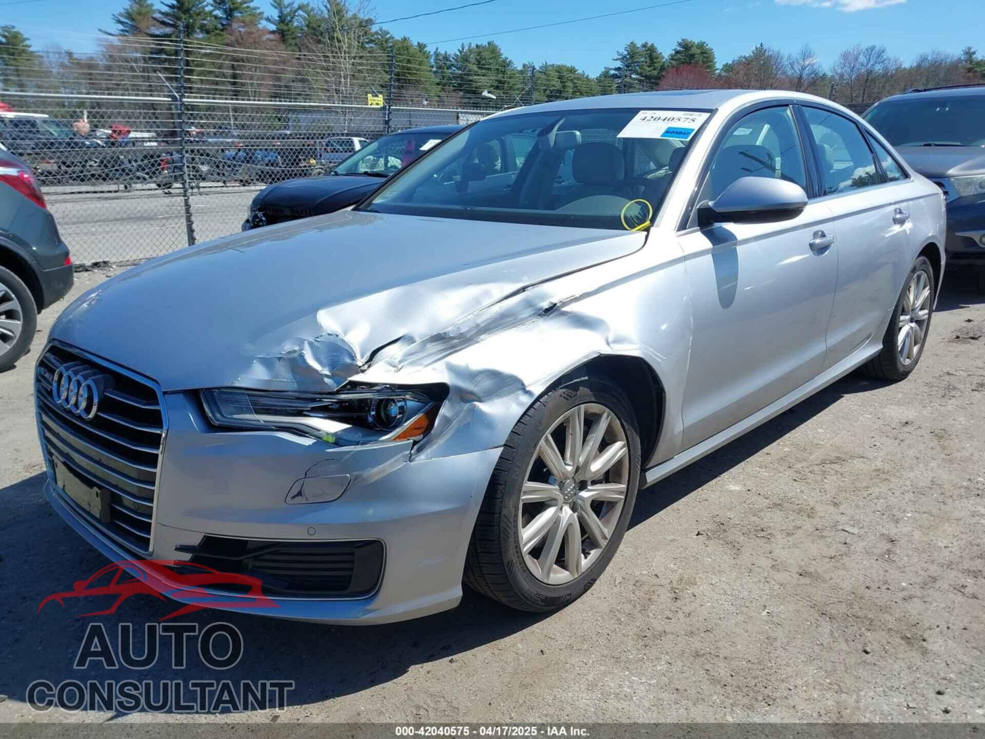 AUDI A6 2016 - WAUGFAFC2GN084384