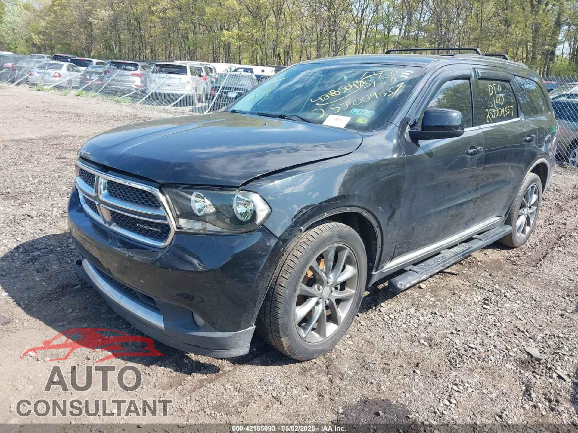 DODGE DURANGO 2012 - 1C4RDJAG9CC114031