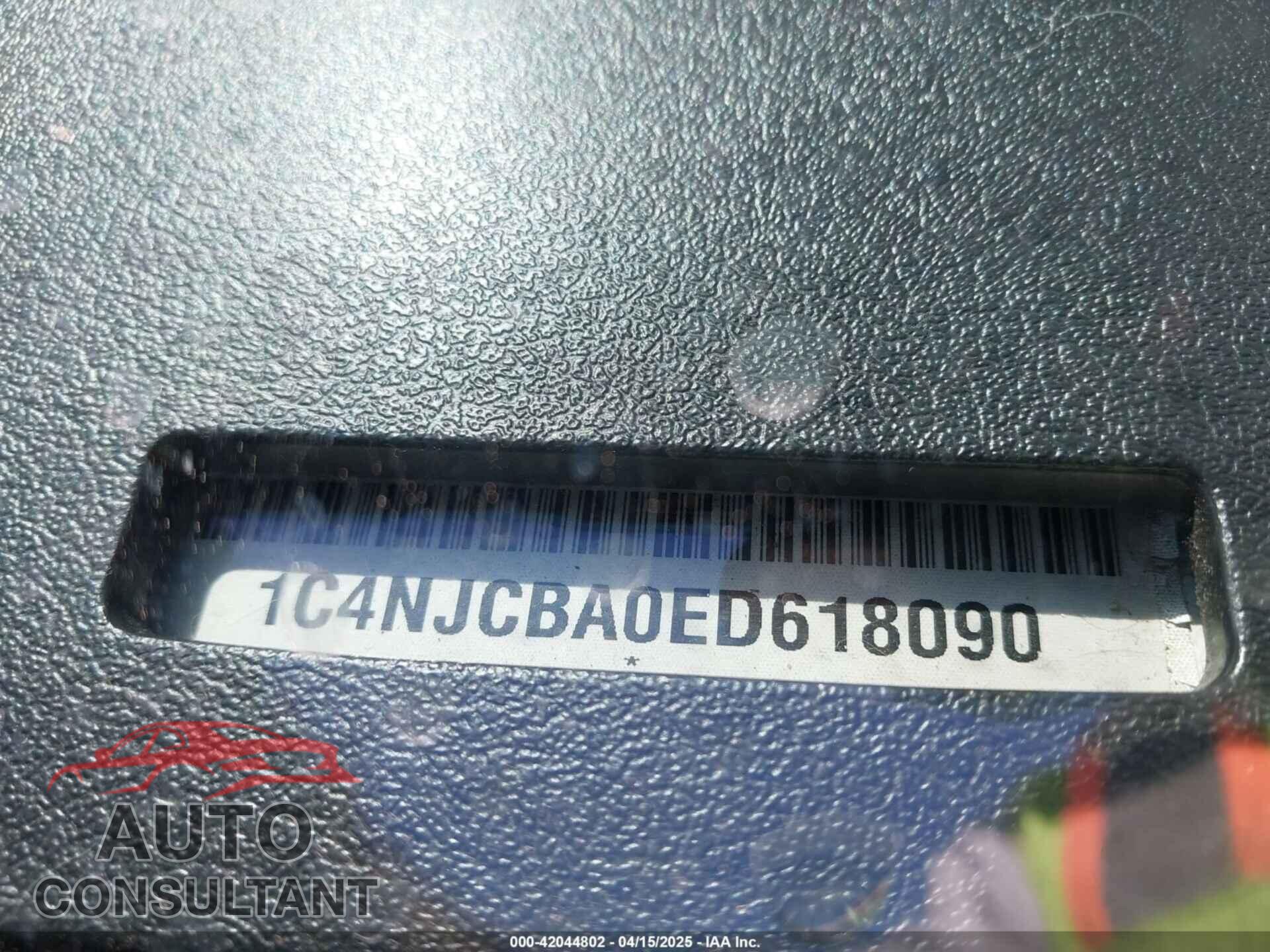 JEEP COMPASS 2014 - 1C4NJCBA0ED618090
