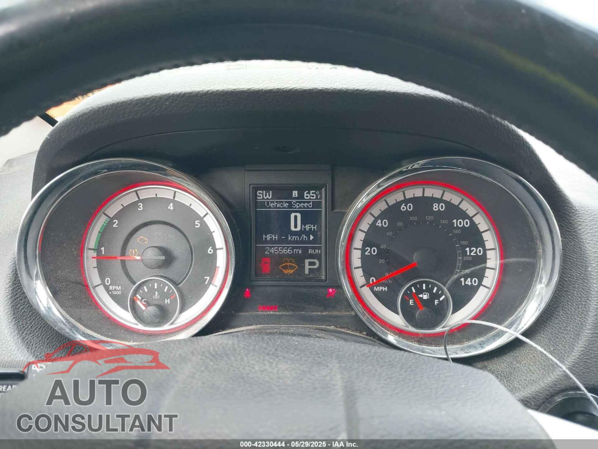 DODGE DURANGO 2013 - 1C4RDJAG7DC617736