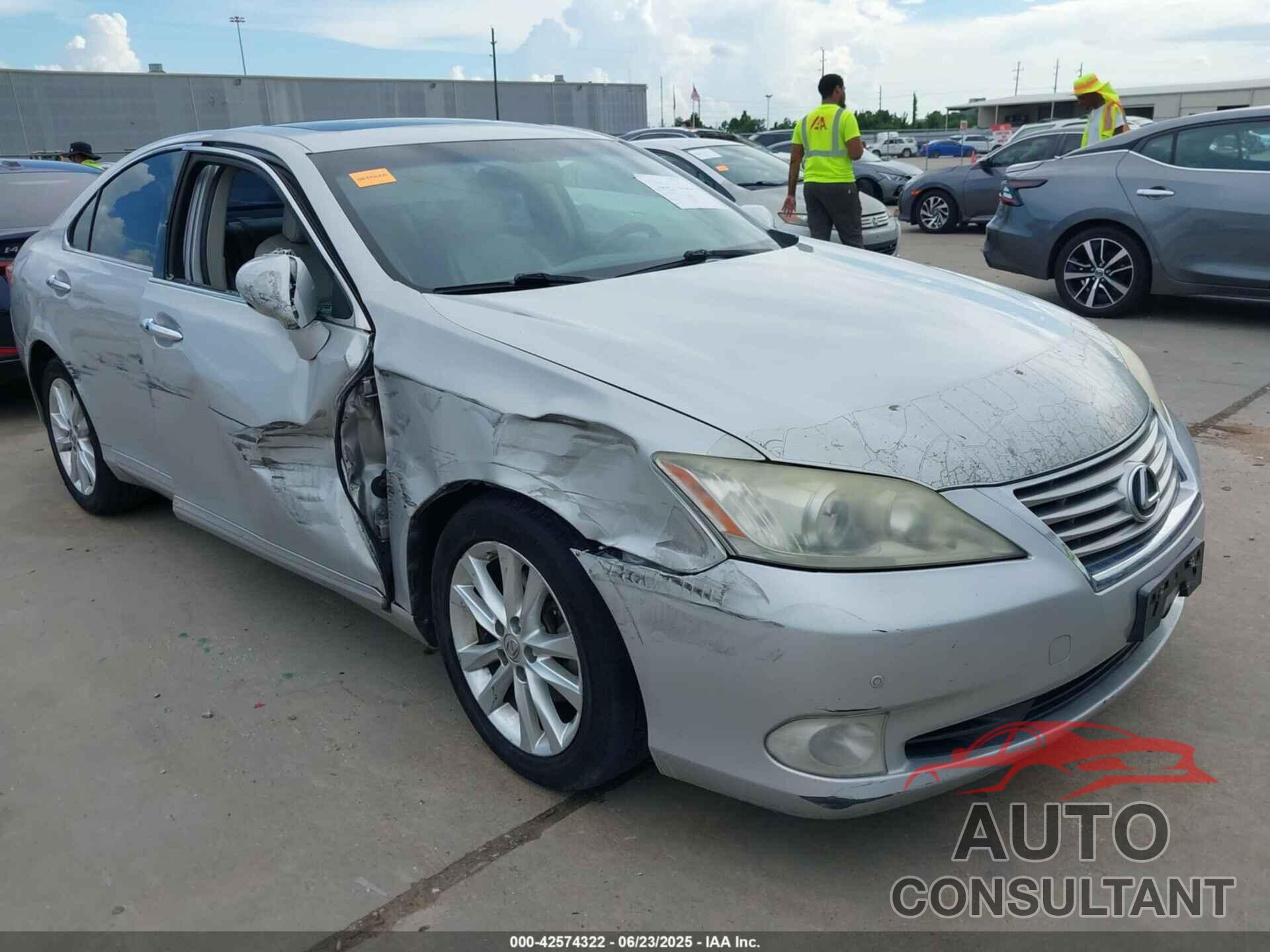 LEXUS ES 350 2011 - JTHBK1EGXB2469875