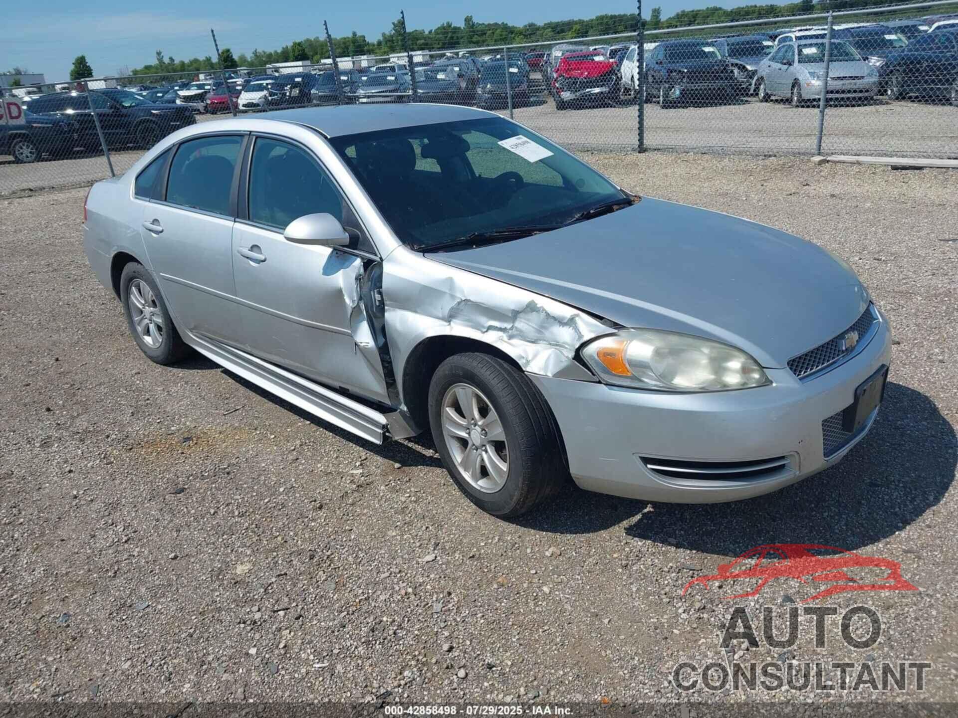 CHEVROLET IMPALA 2013 - 2G1WF5E32D1267412