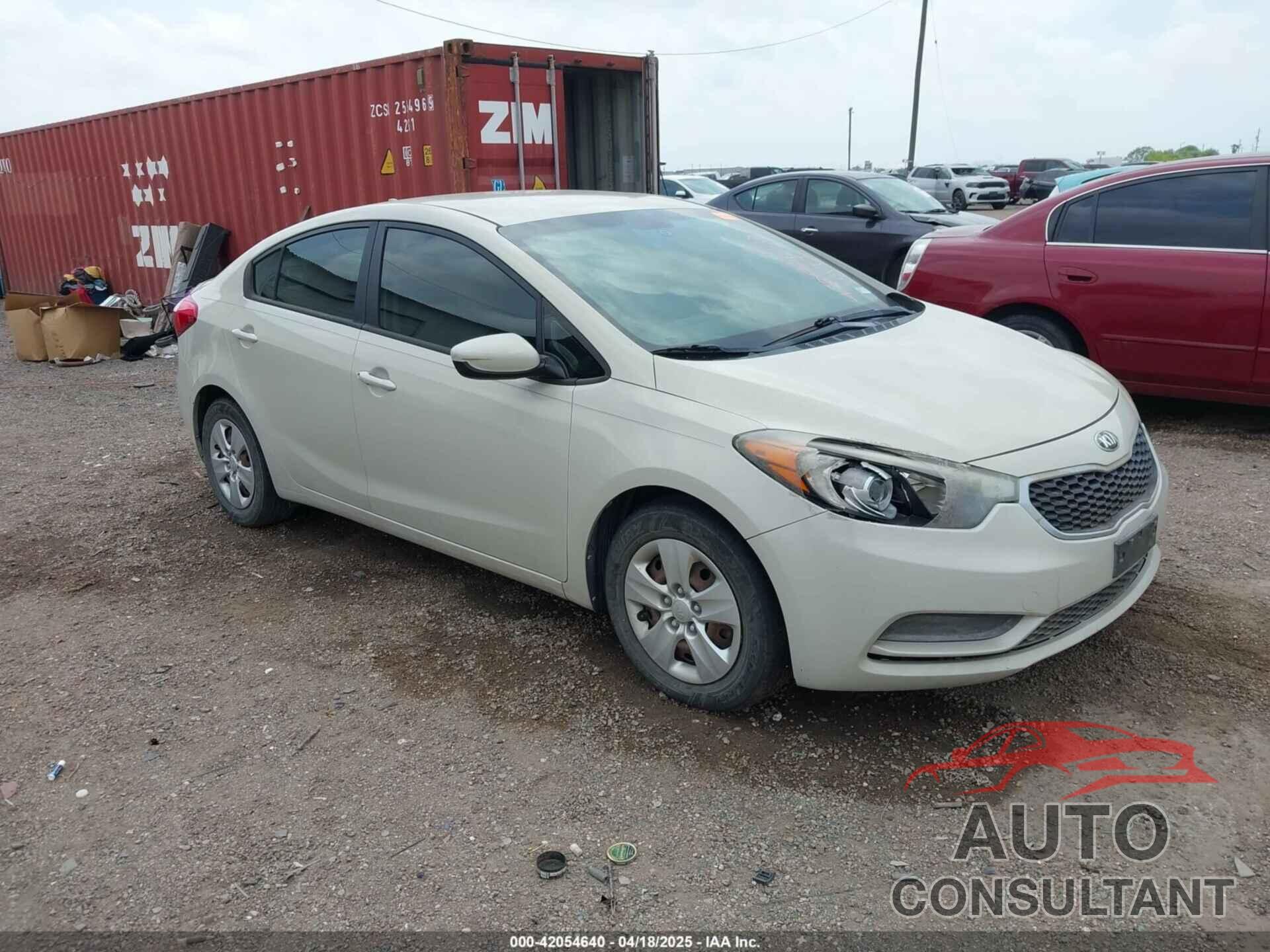 KIA FORTE 2015 - KNAFK4A66F5314811