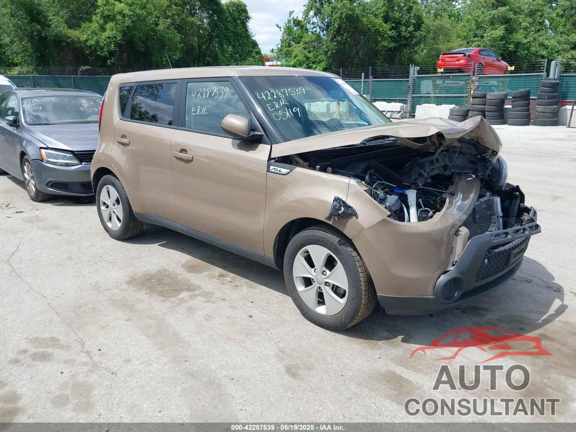 KIA SOUL 2015 - KNDJN2A21F7213895