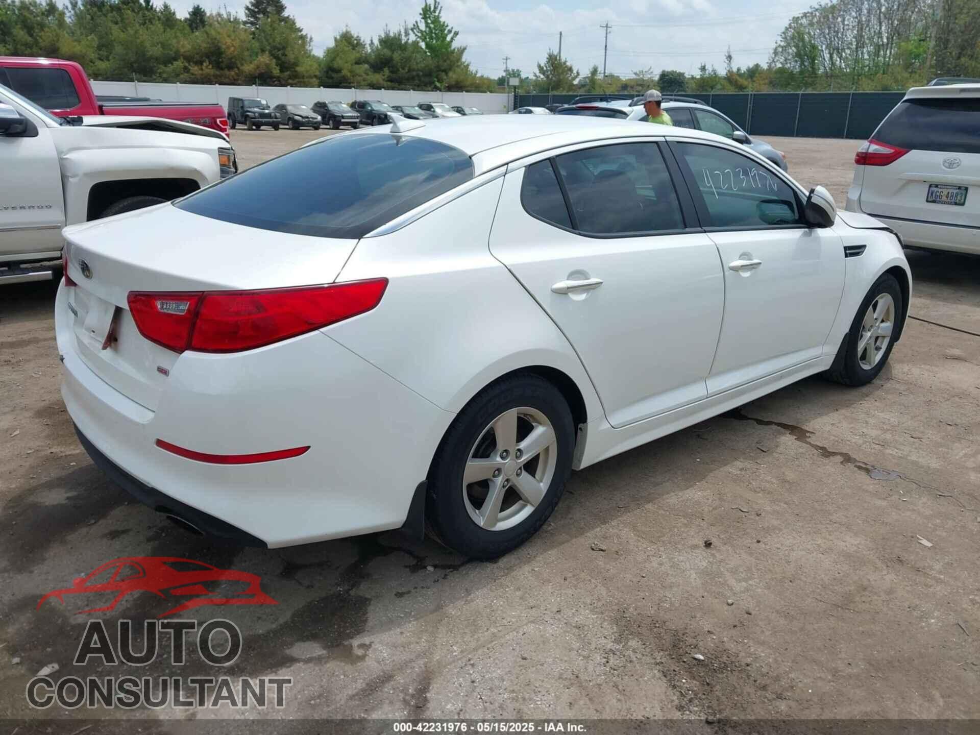 KIA OPTIMA 2015 - KNAGM4A70F5649084