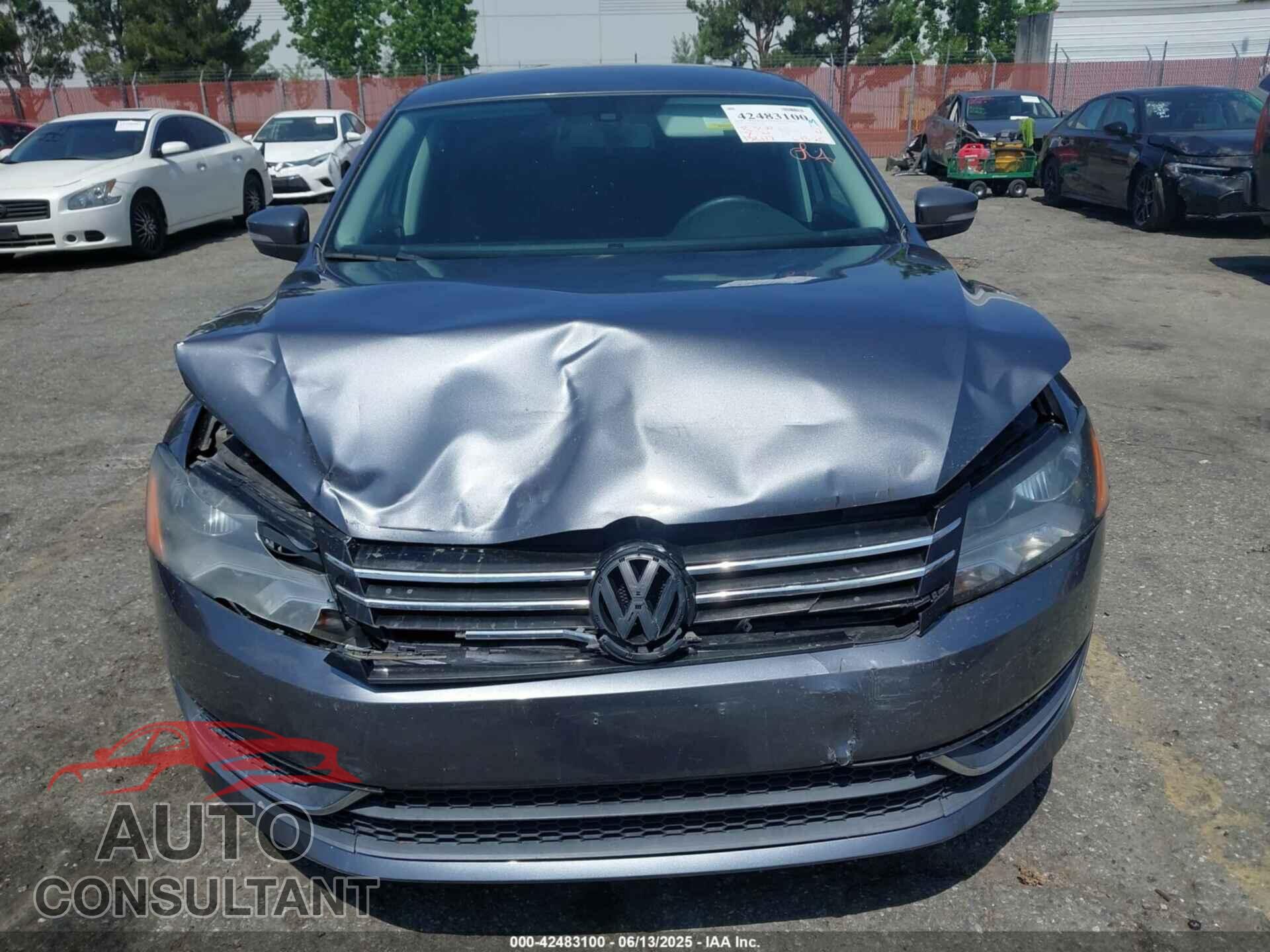 VOLKSWAGEN PASSAT 2014 - 1VWAP7A3XEC003928