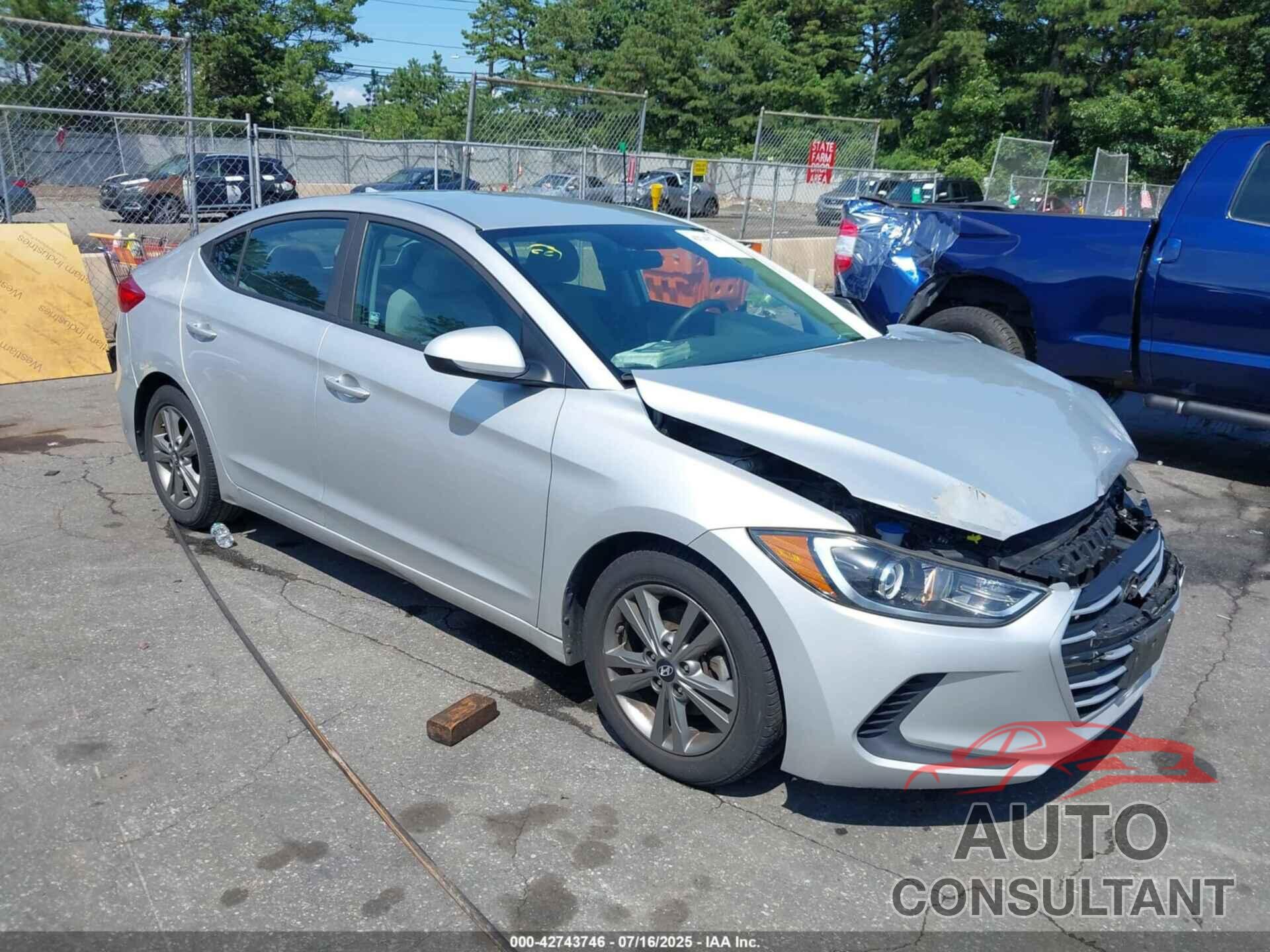 HYUNDAI ELANTRA 2017 - 5NPD84LF9HH162127