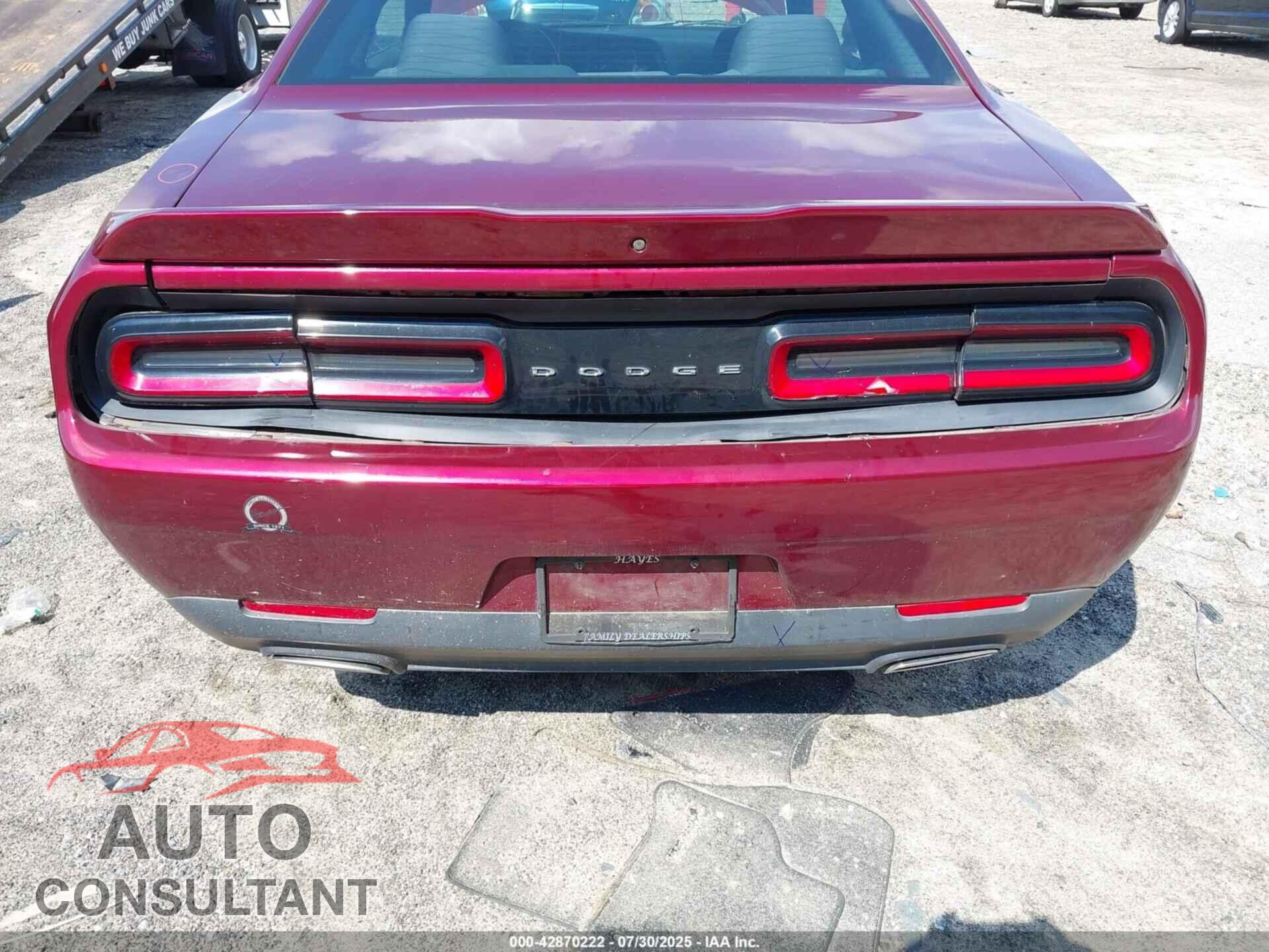 DODGE CHALLENGER 2019 - 2C3CDZAG5KH747310
