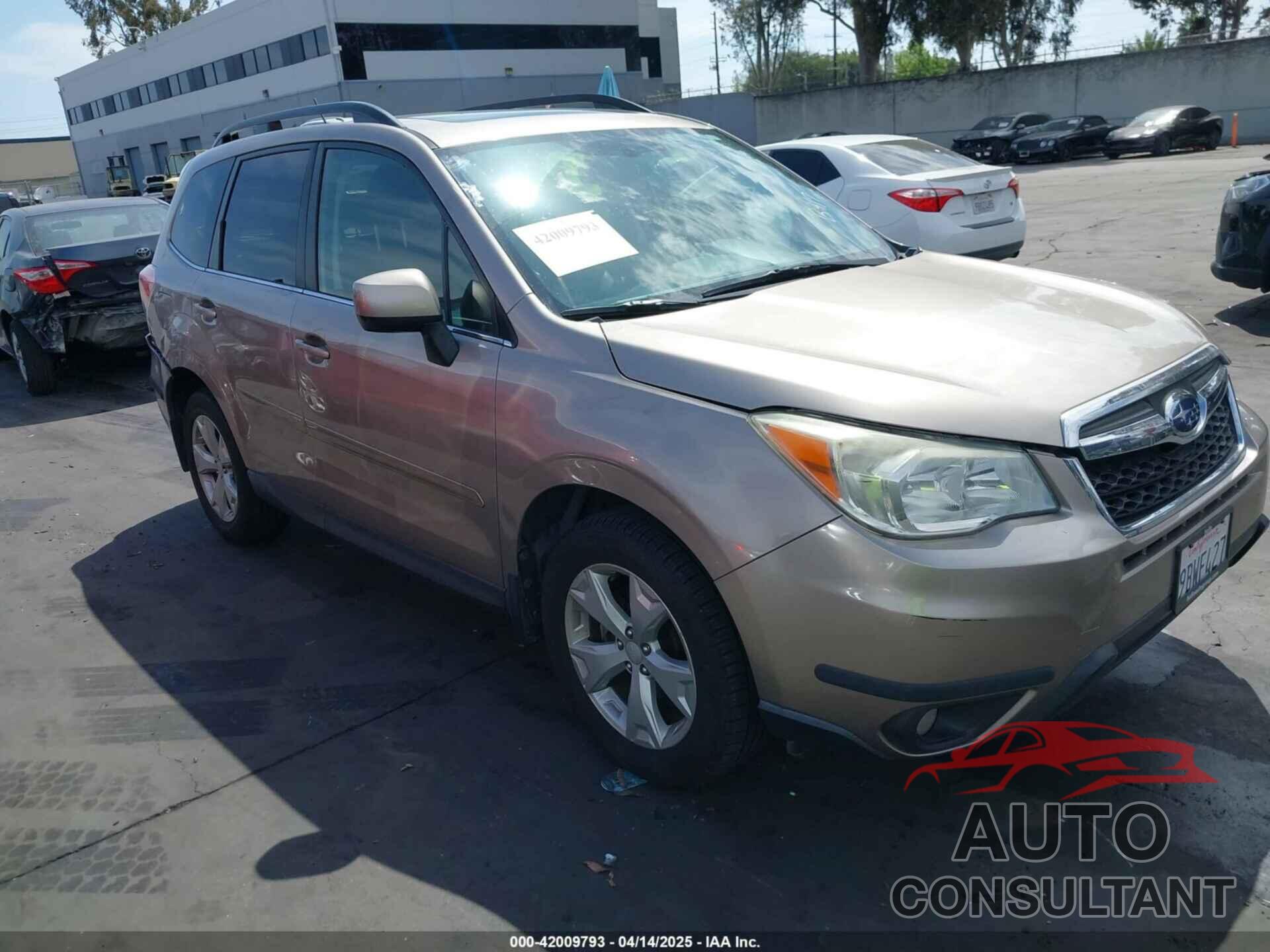 SUBARU FORESTER 2014 - JF2SJAHC8EH525571
