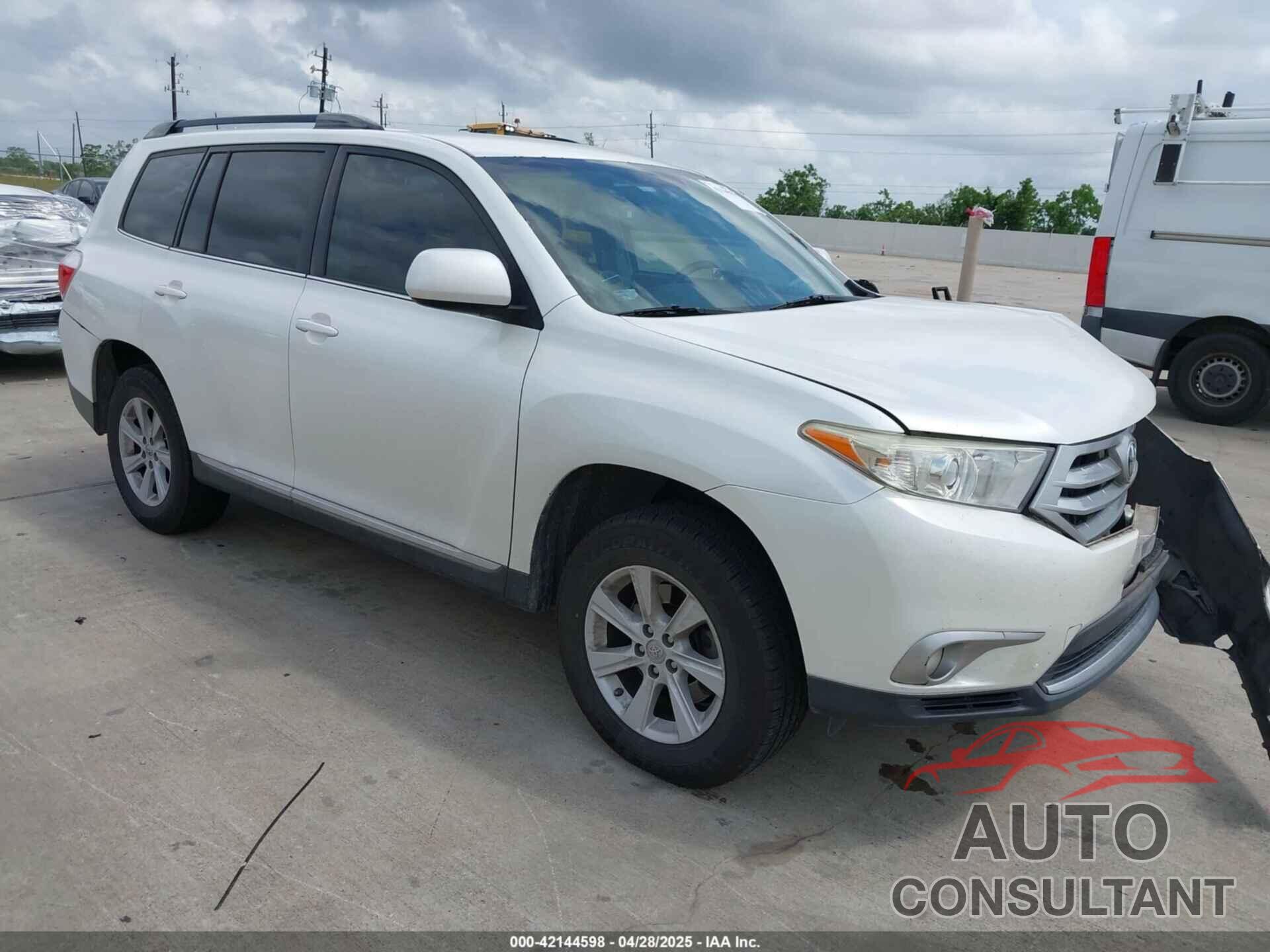 TOYOTA HIGHLANDER 2013 - 5TDZK3EH6DS129073