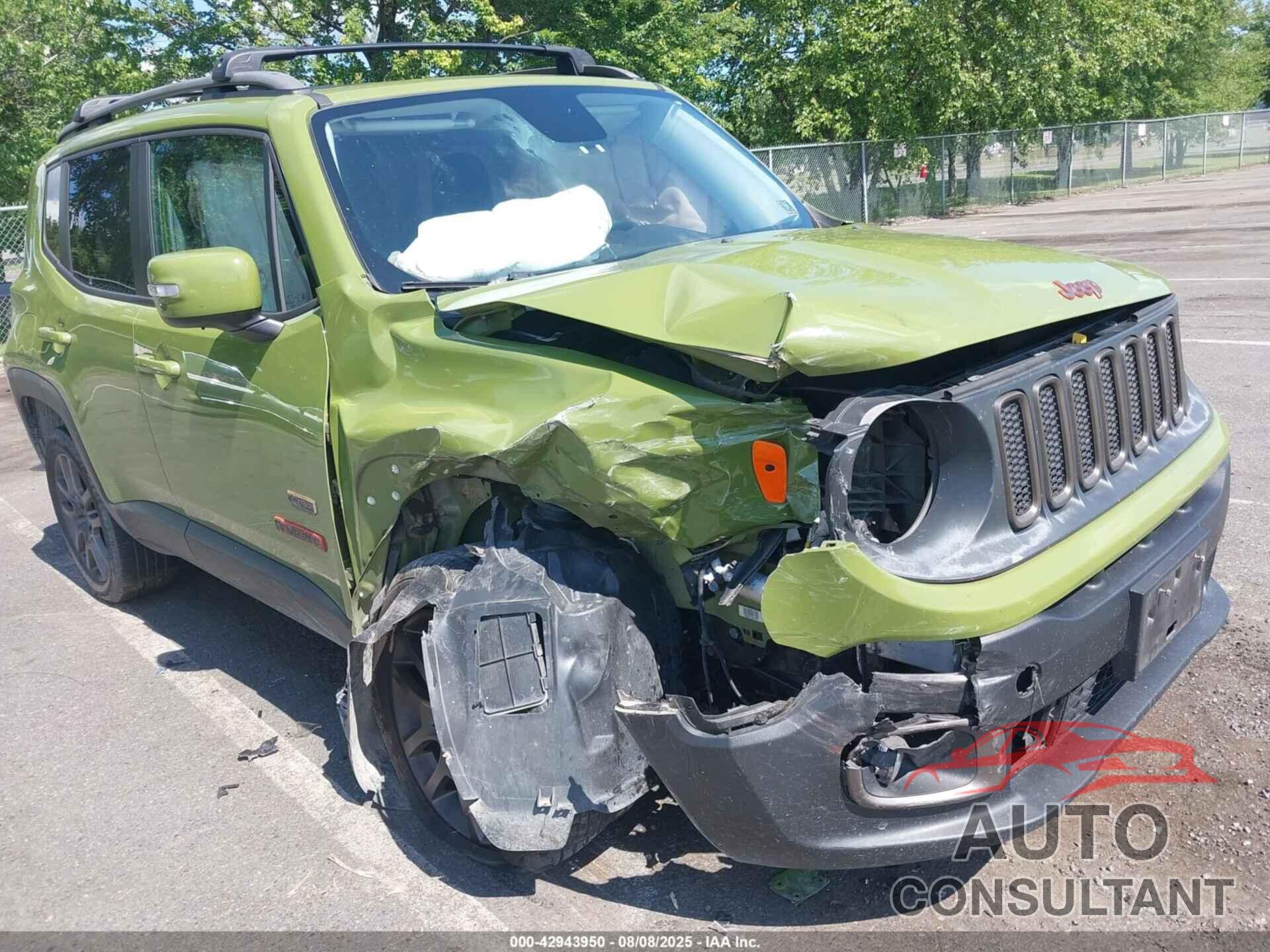 JEEP RENEGADE 2016 - ZACCJBBT5GPD81393